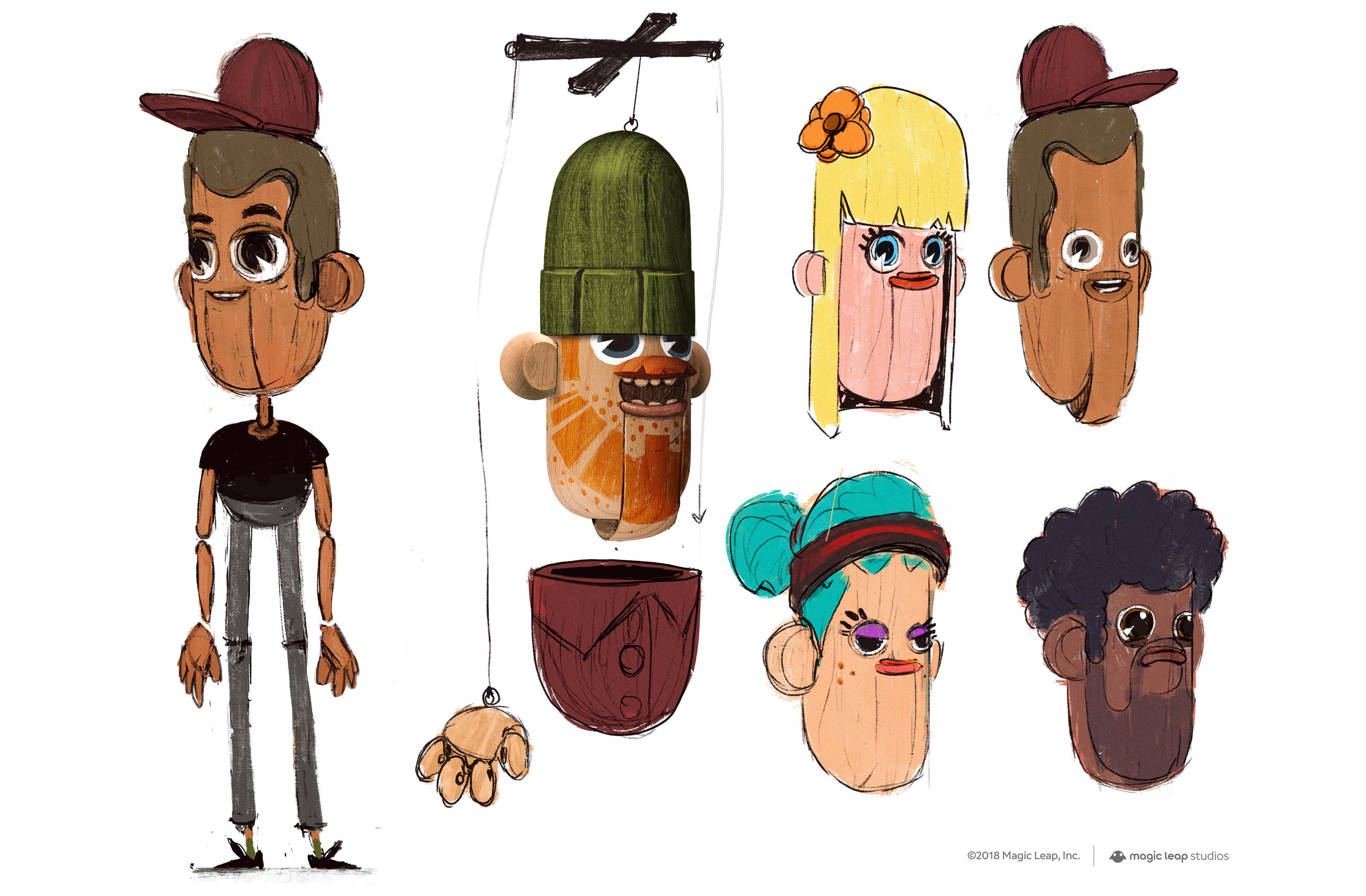 Artstation Magic Leap Avatar Chat App Early Concepts Tyler Schatz Puppet king, oh puppet king. magic leap avatar chat app early