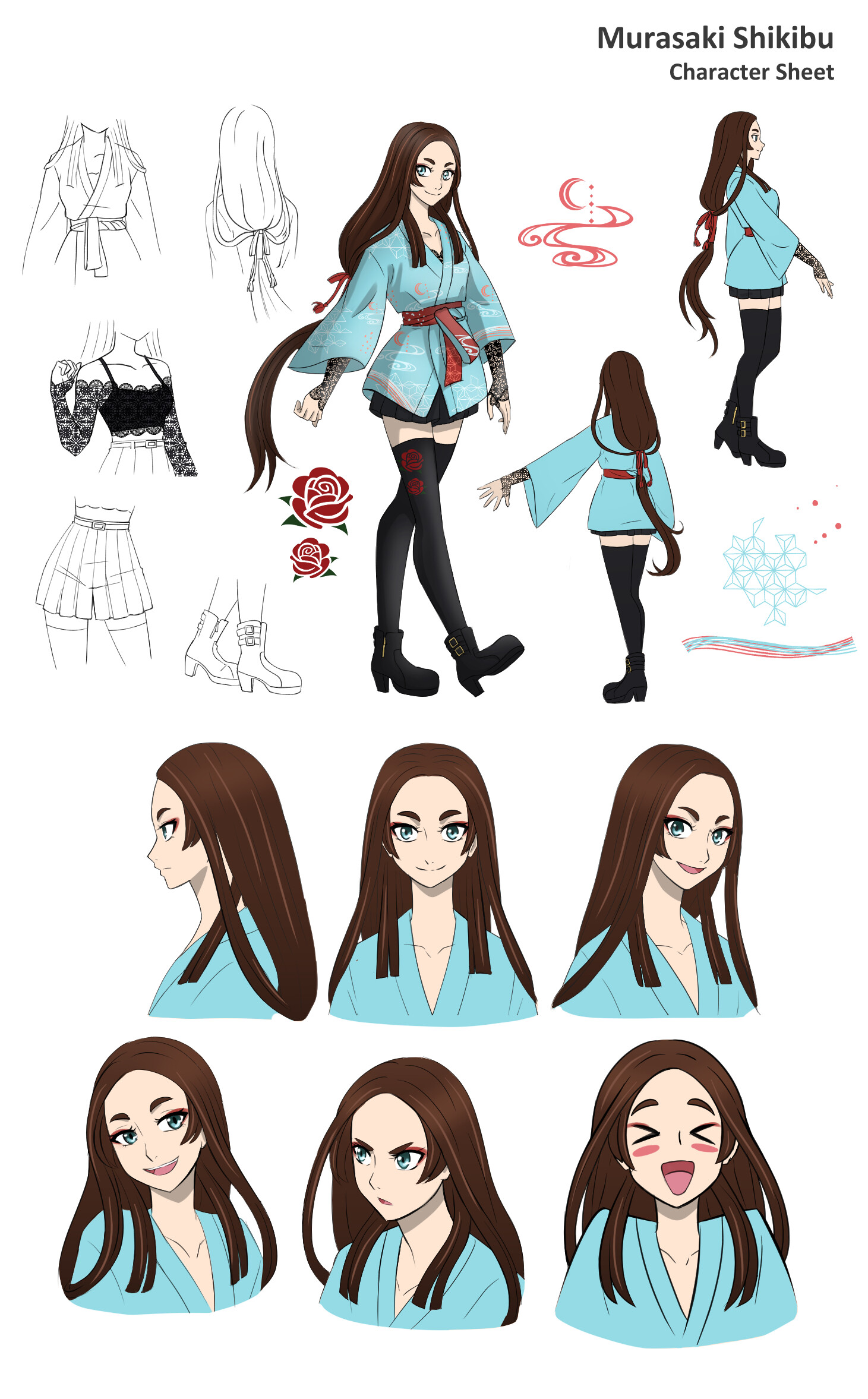Character Sheet Anime Style  ArtistsClients