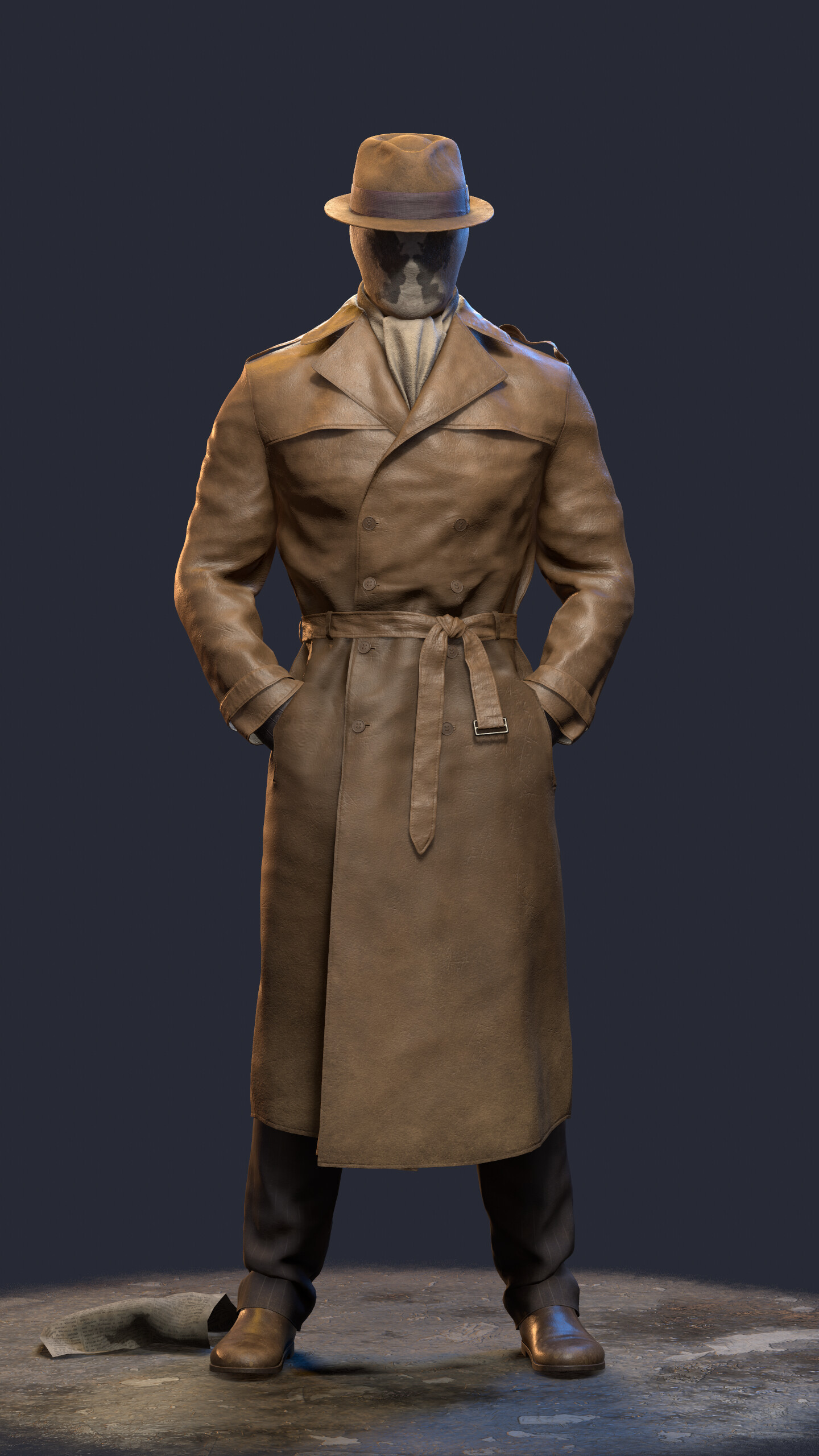 Rorschach trench coat best sale