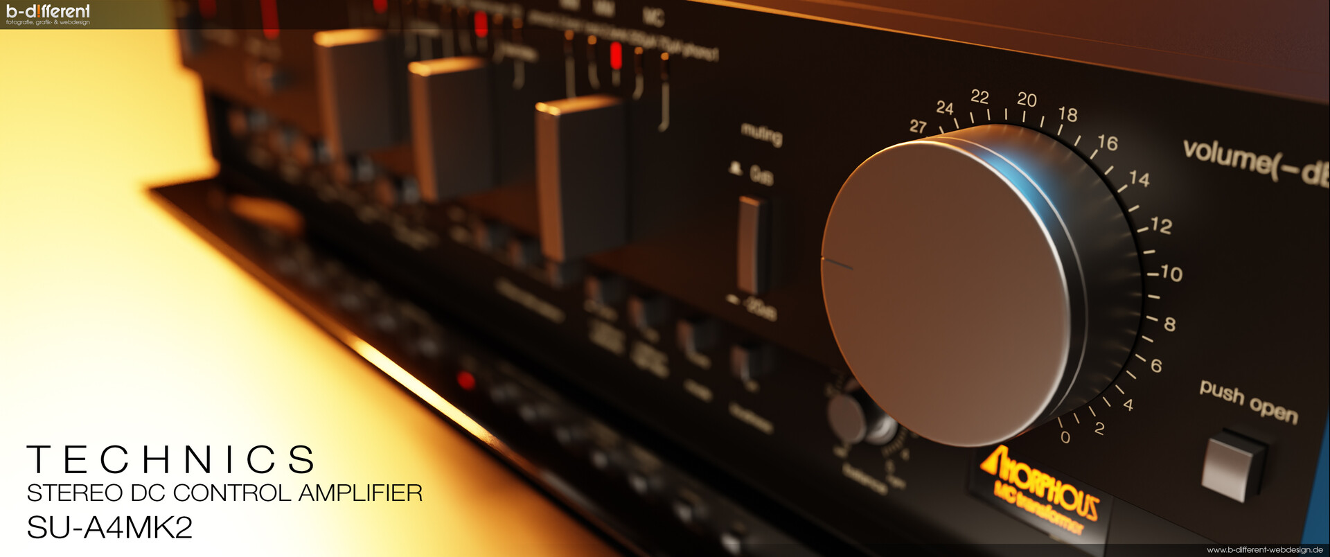 Martin Zimny - Technics SU-A4Mk2 Control Amplifier (WIP)