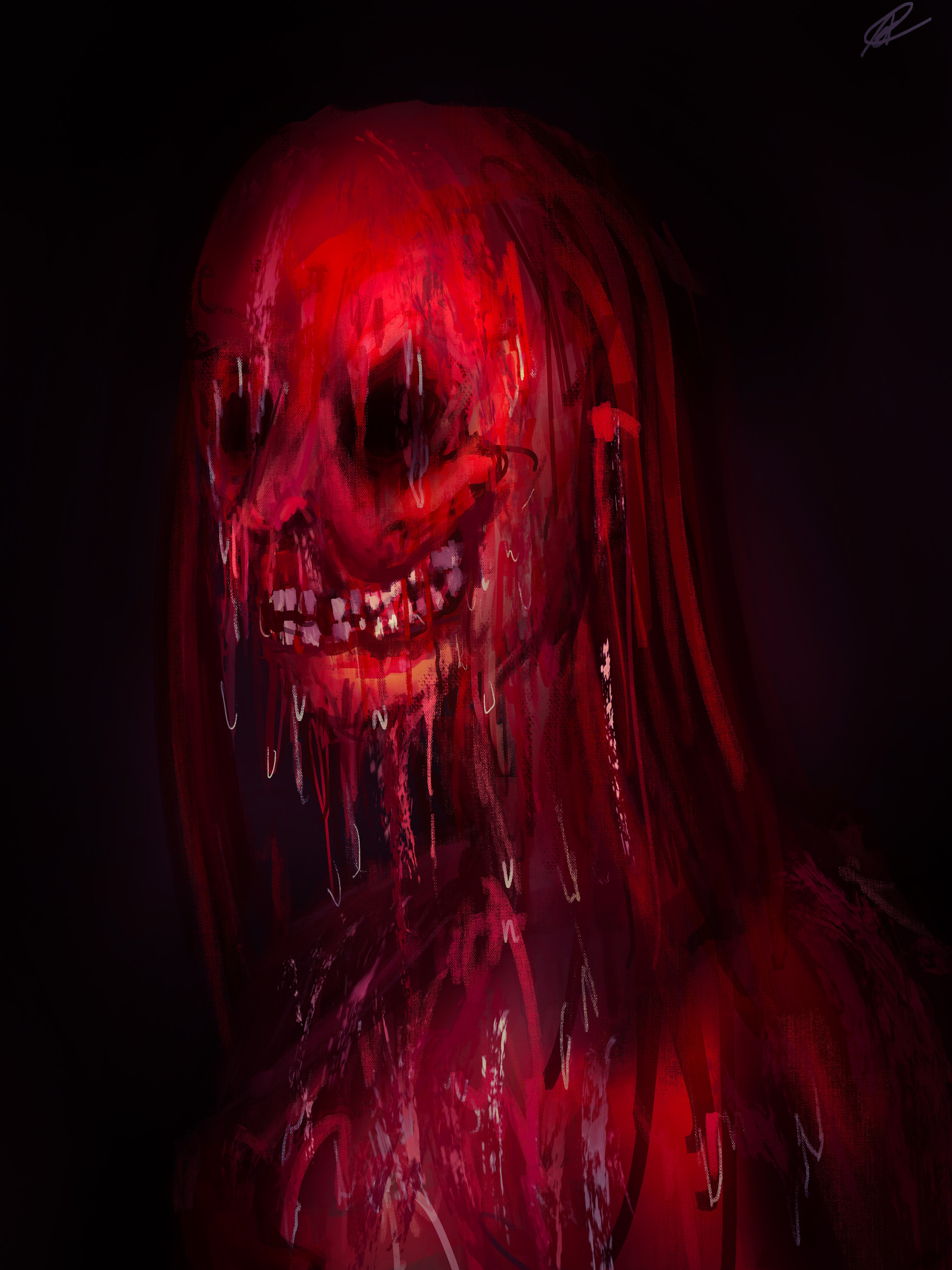 Red Wax creature