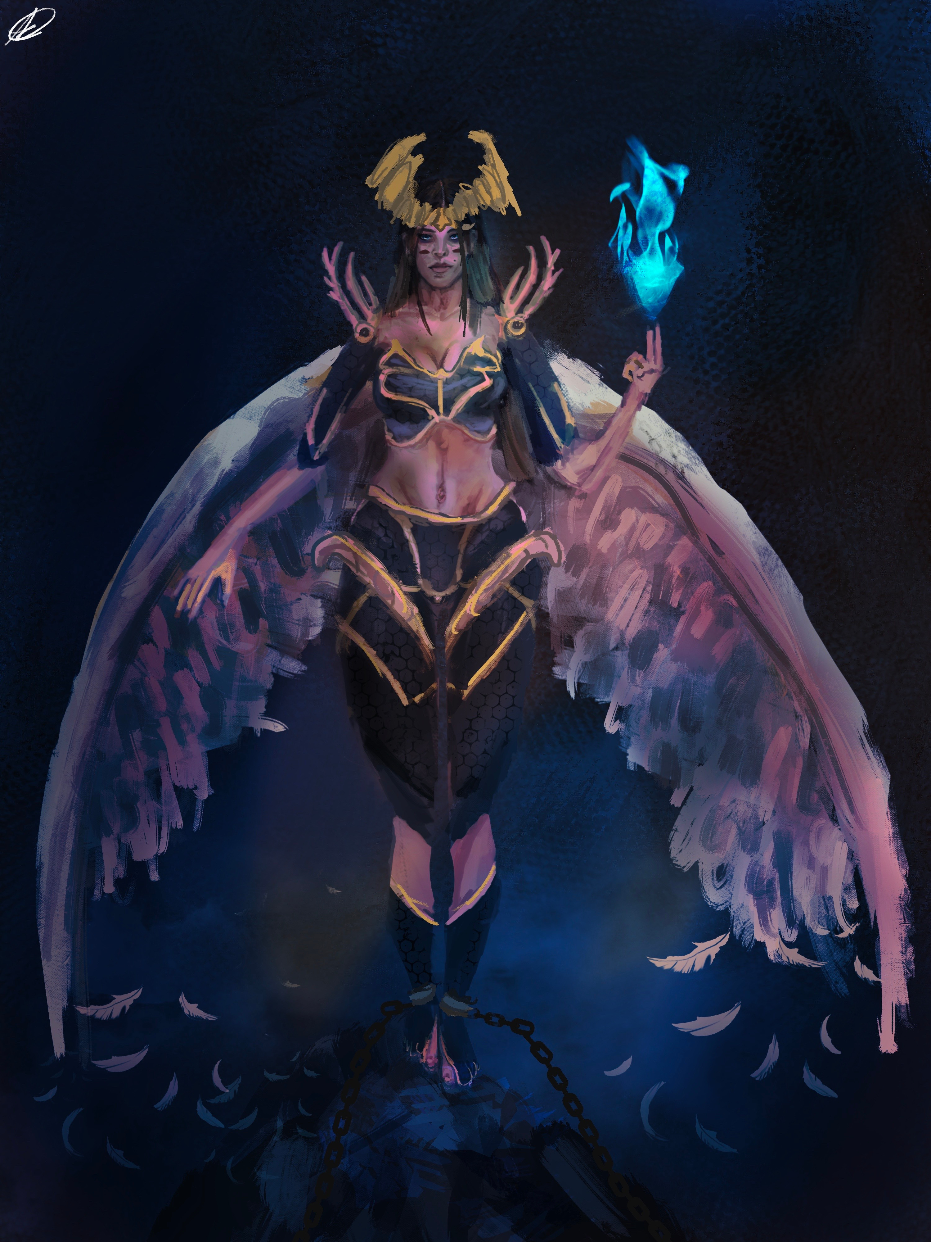 Stylized Charater Design of a Valkyrie