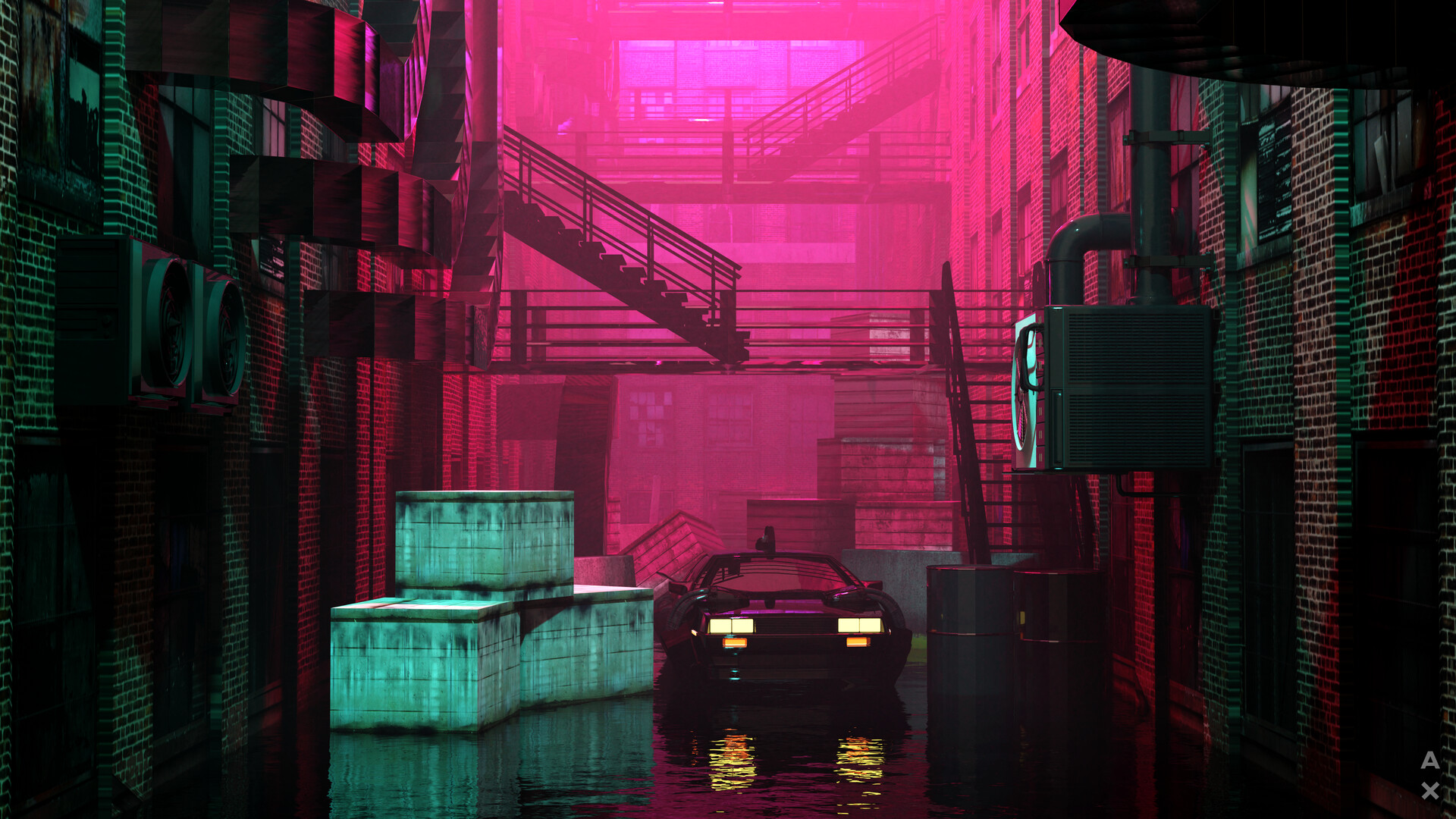 Machine run away. Кибер Эстетика