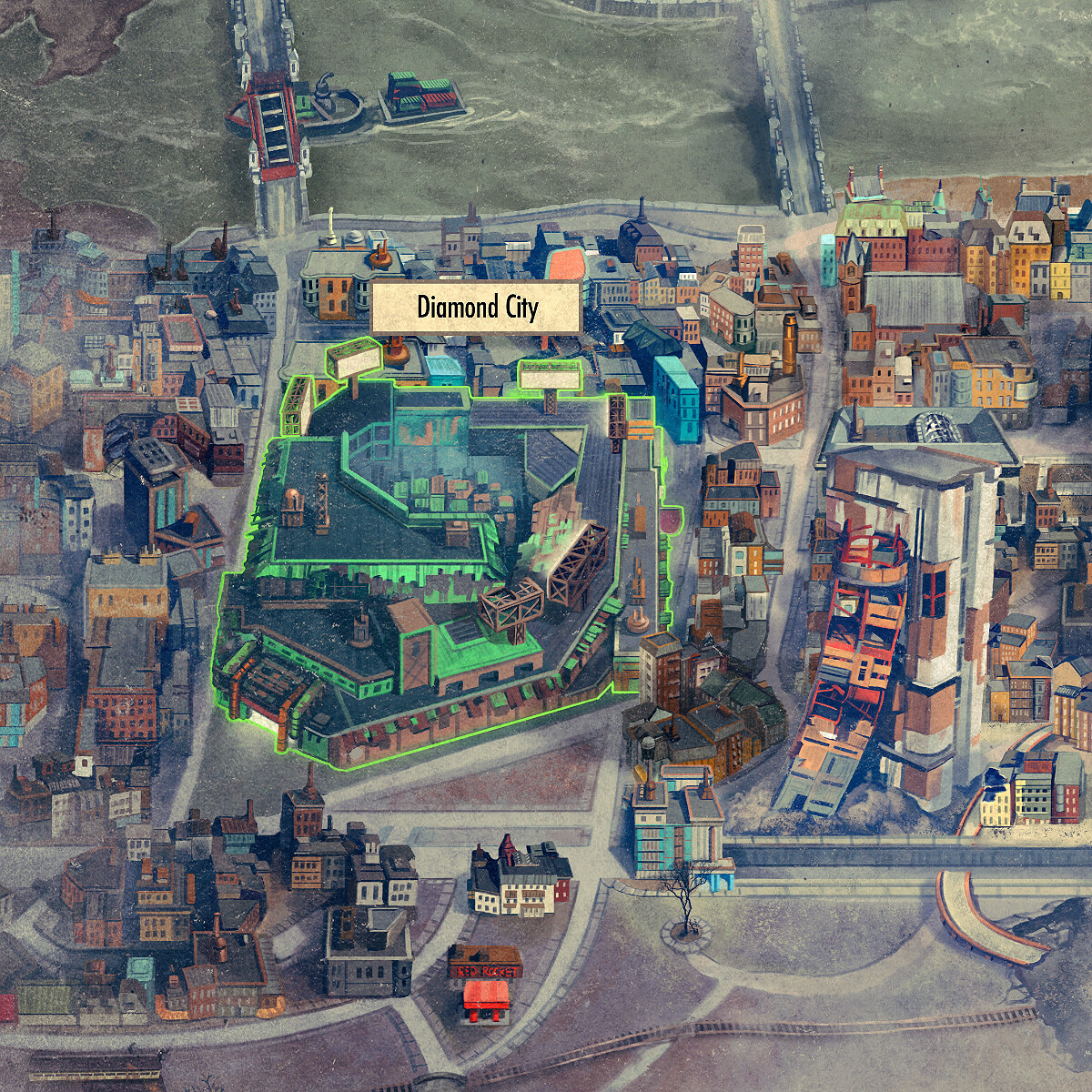 Fallout 4 руины бостонского аэропорта карта фото 80