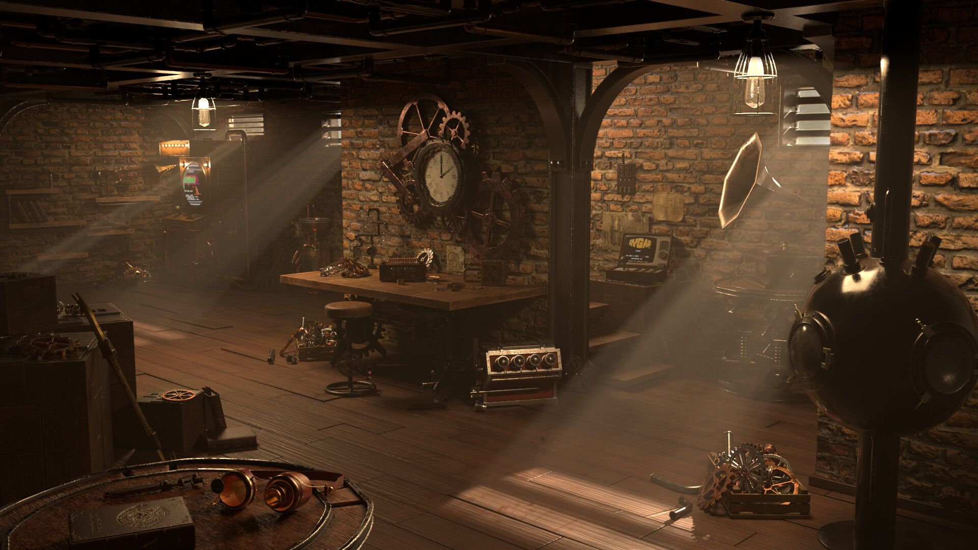 Artstation Anime Background Basement Ford Nguyen vrogue.co