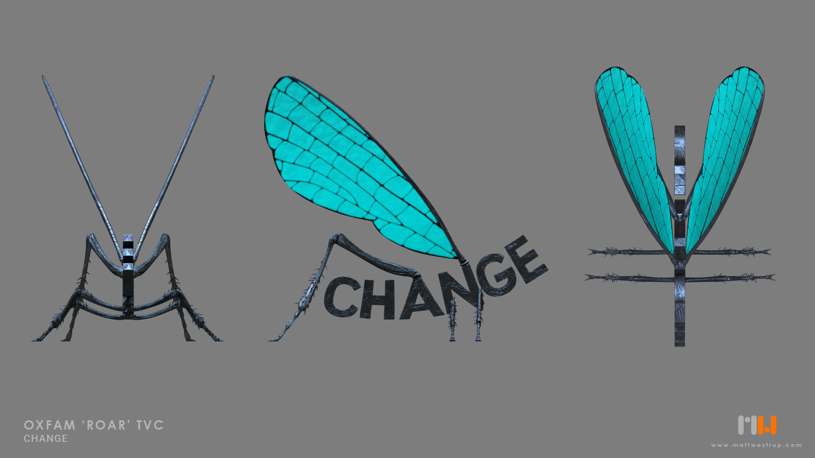 Role: 'Change' modelling and texturing.