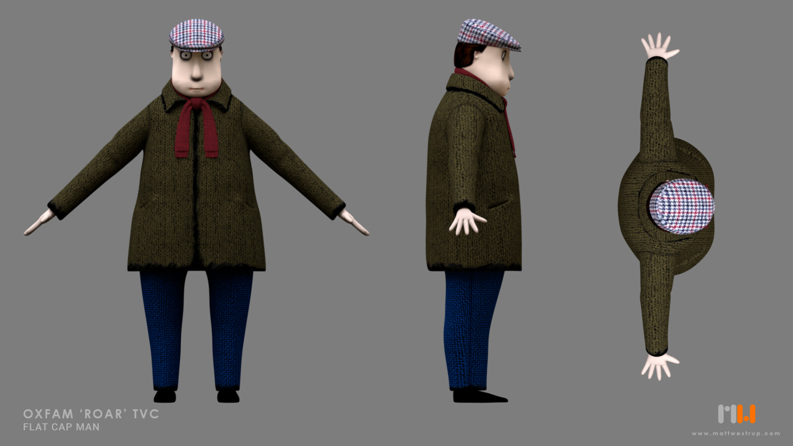 Role: 'Flat Cap' modelling and texturing.