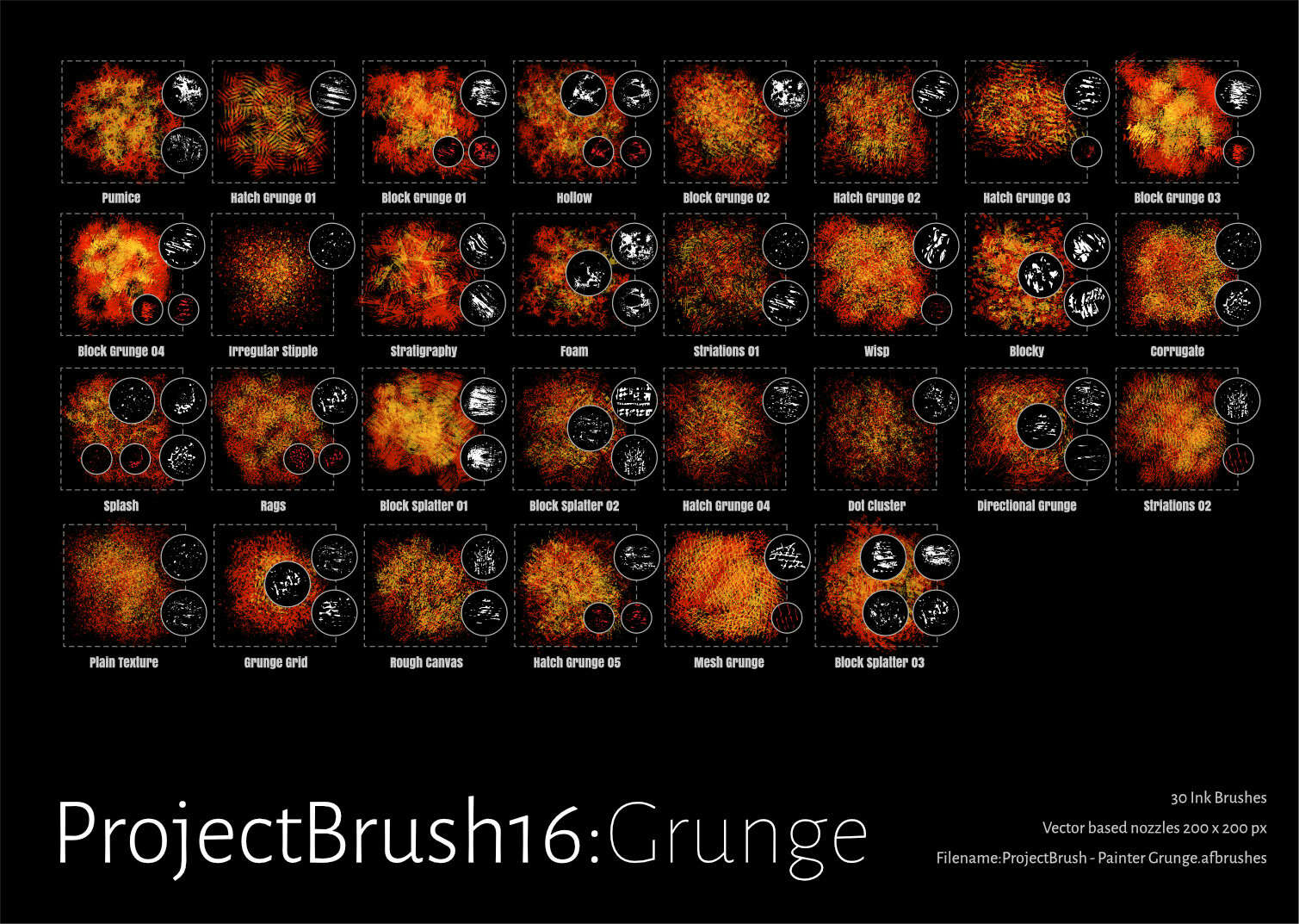 Project Brush 16 Grunge