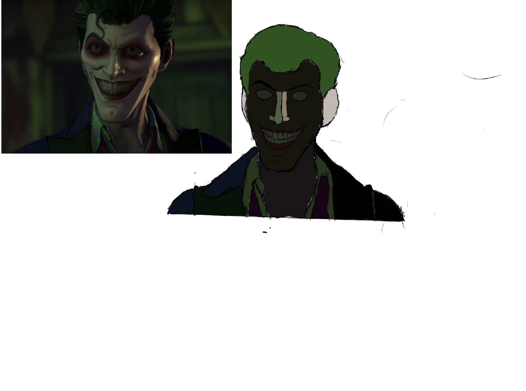 ArtStation - Villain John Doe (Telltale Joker) Fan Art