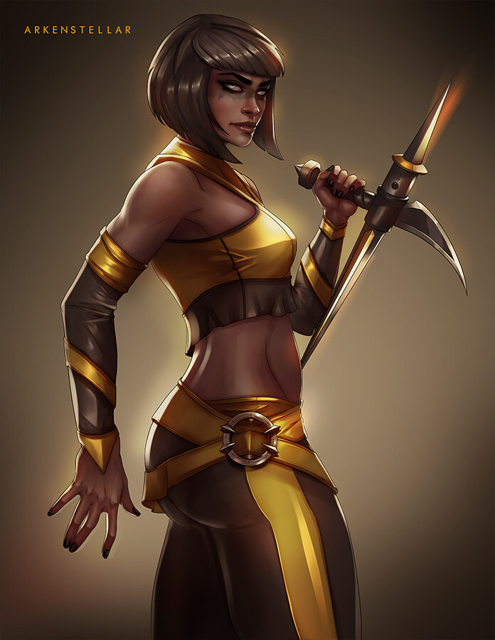 Artstation Tanya Mortal Kombat