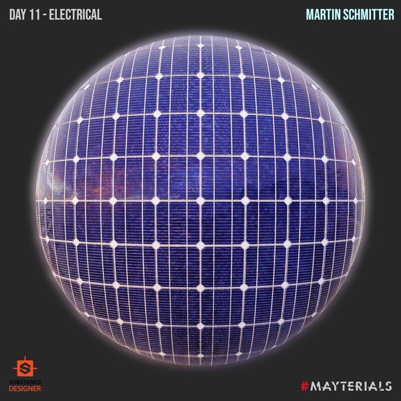 Mayterials - Day 11 - Electrical (polykristalline photovoltaic)