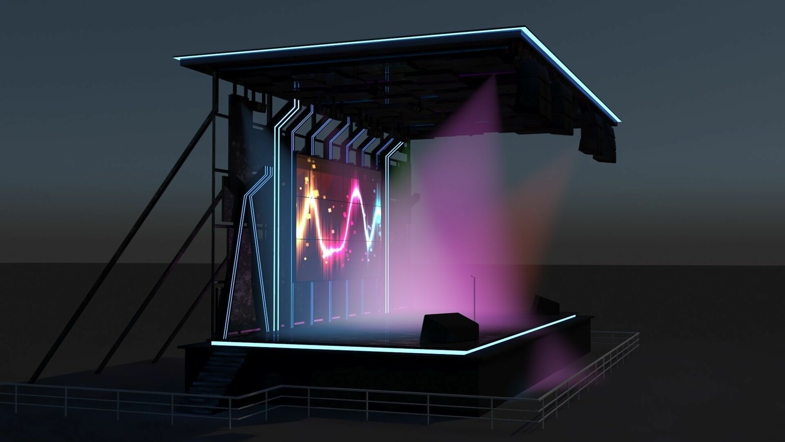 Low area. 3d модель Concert Stage. Concert Stage 3d model. Stage area.