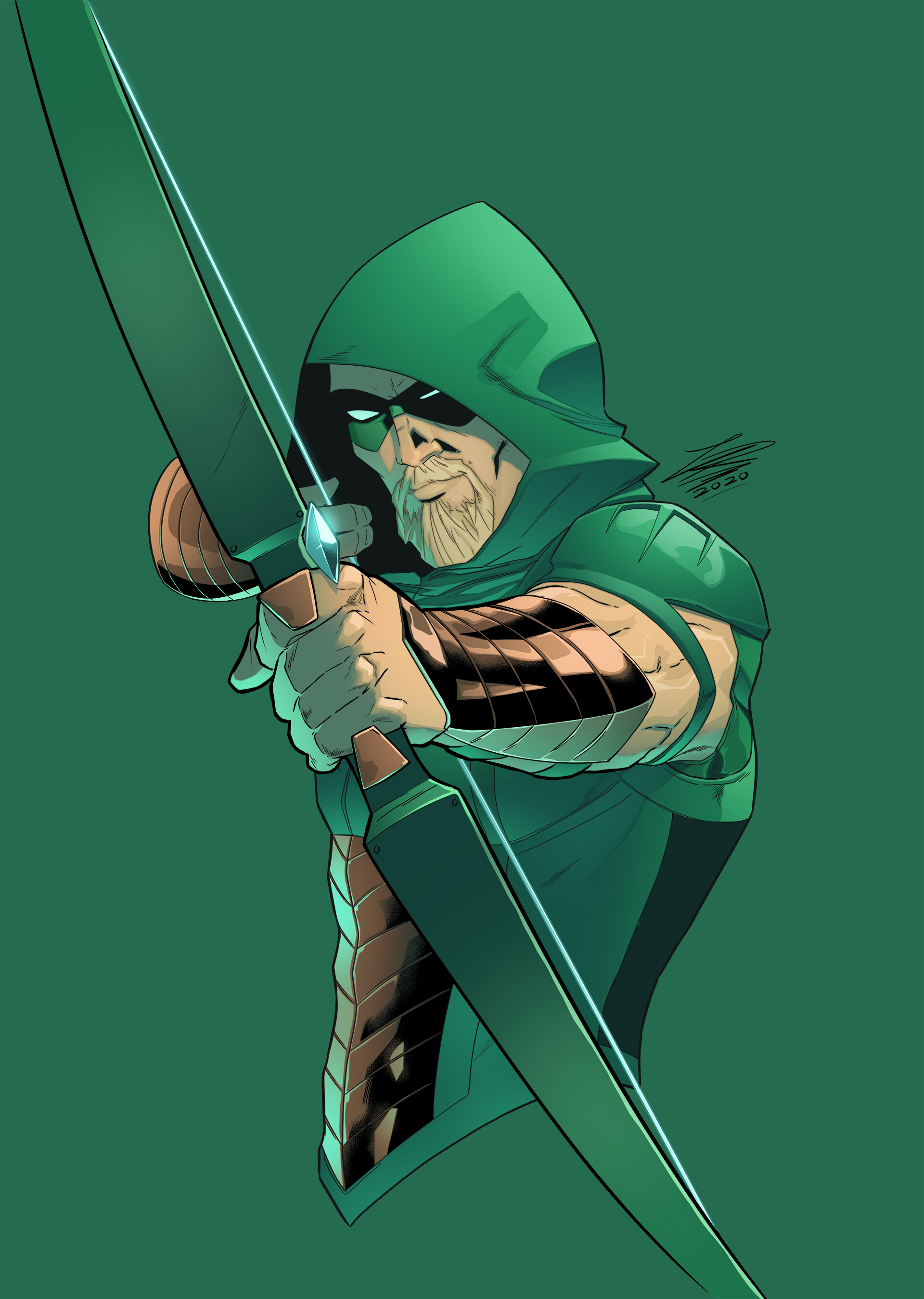 Artstation Green Arrow Fan Art