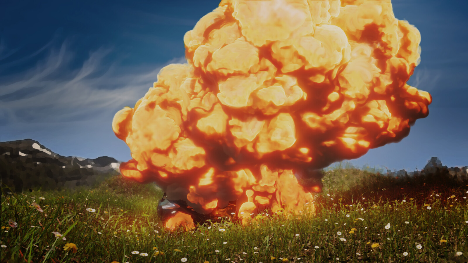 Cheery Explosion - Daily Render 