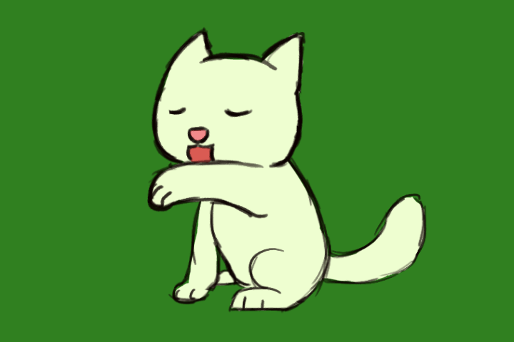 ArtStation - Cat Lick Animation