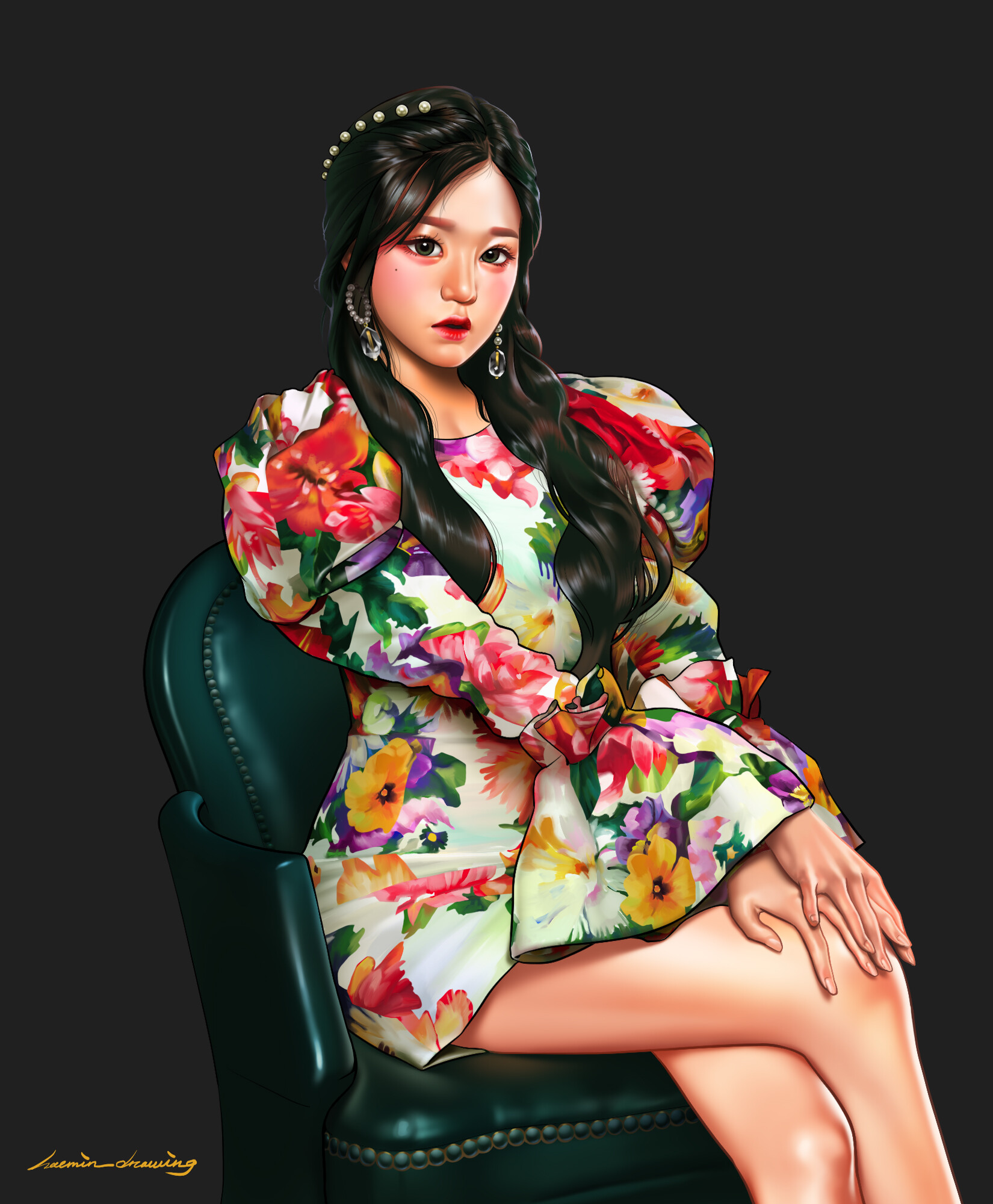 Artstation Fan Art Of Jang Wonyoung From Izone Haemin Jang Jang won young is making headlines with her incredible height and proportions. artstation fan art of jang wonyoung