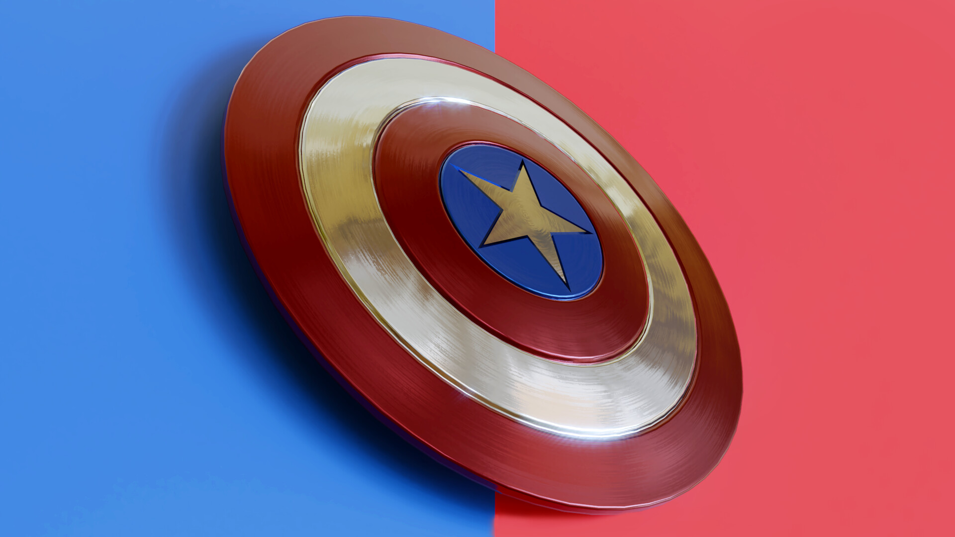 Artstation Captain America S Shield 3d Udhayakumar Chinnusamy