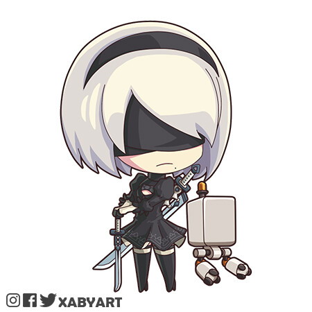 nier automata chibi figures