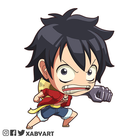 Xaby Art Monkey D Luffy