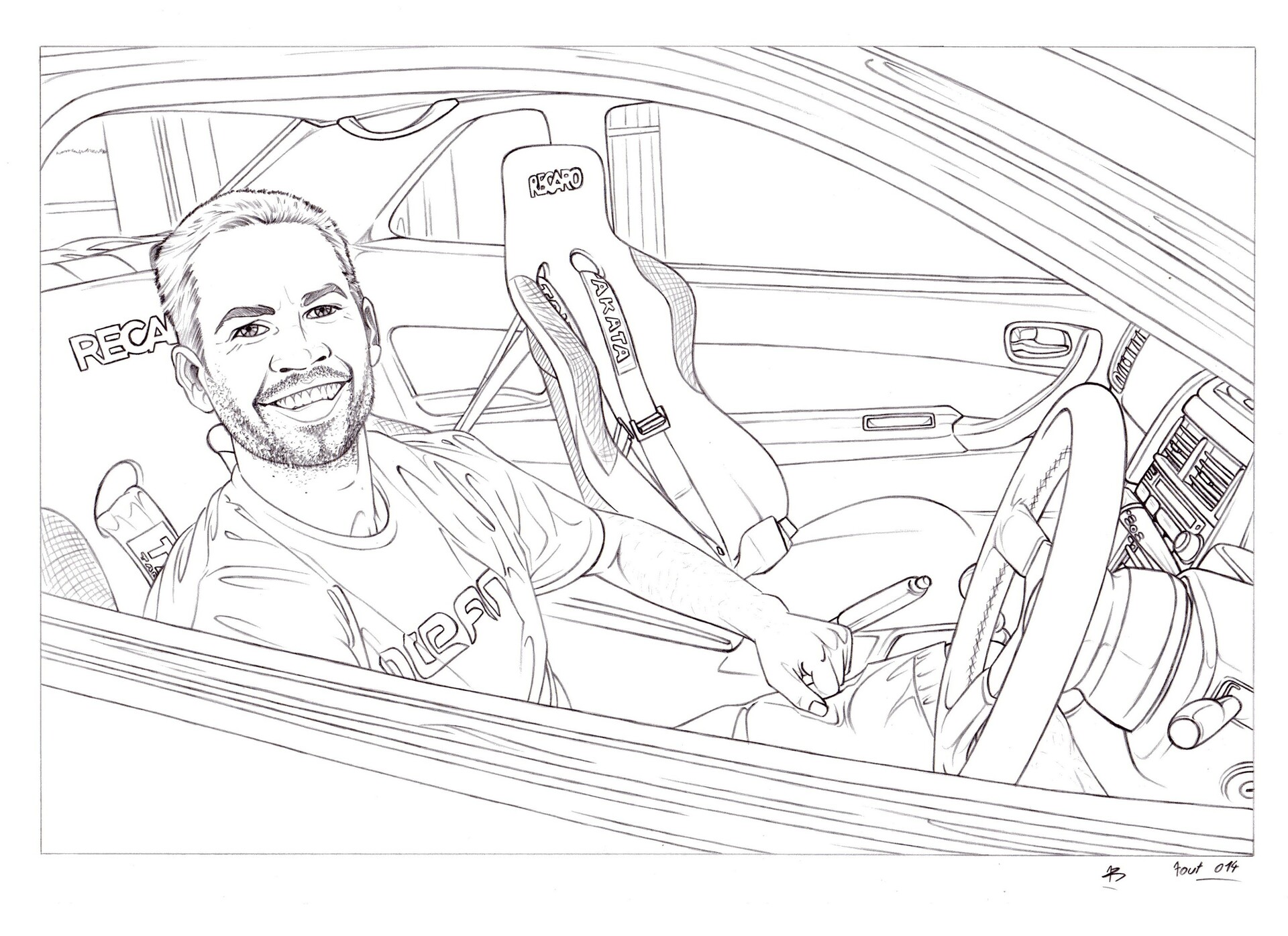 ArtStation paul walker