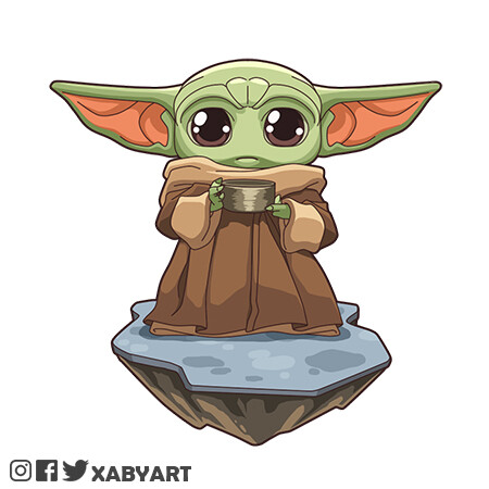 Artstation The Child Aka Baby Yoda Xaby Art Baby yoda is my hero. the child aka baby yoda xaby art