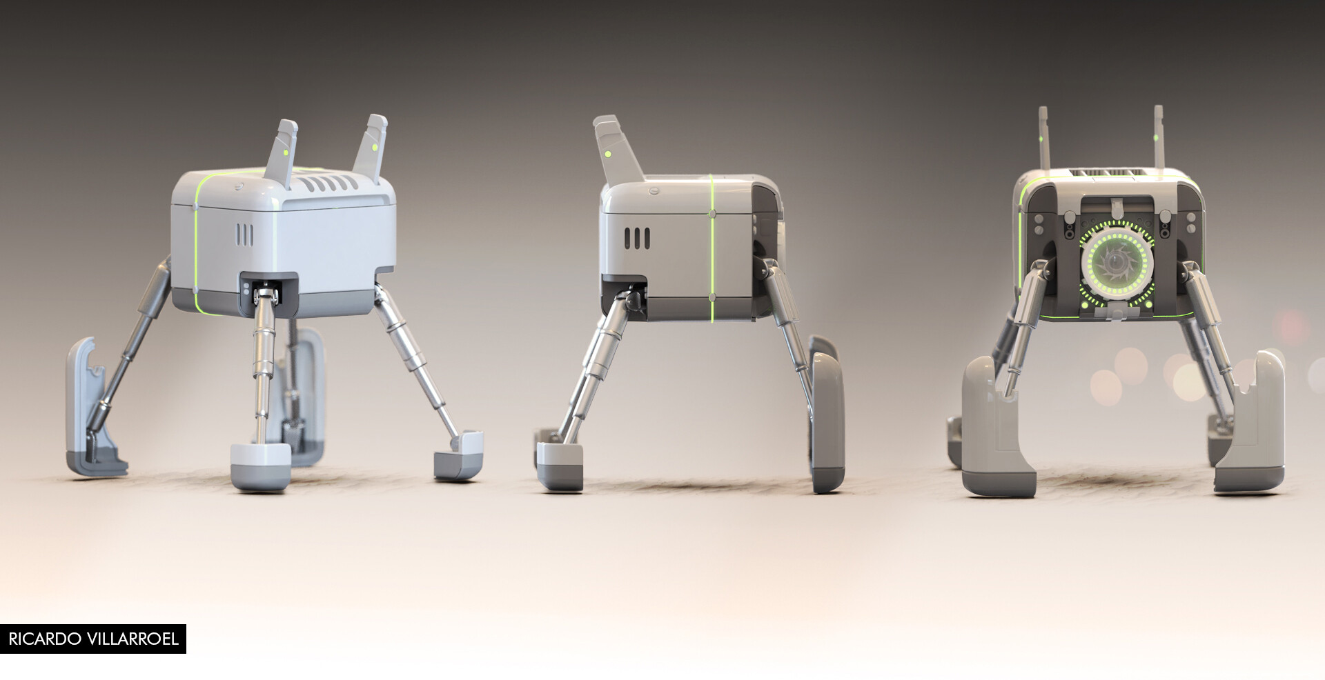 Cube Robot 3d Madeling