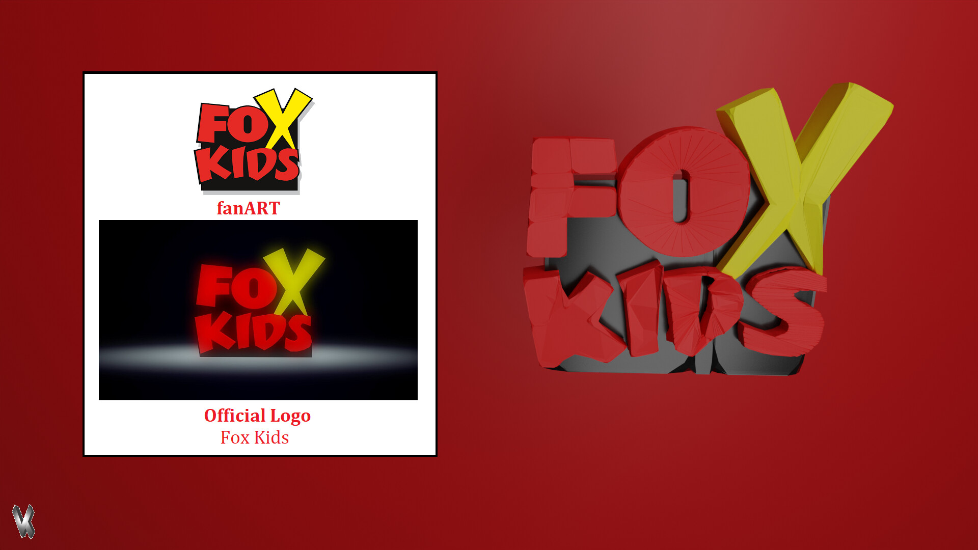 Artstation Fox Kids Logo Fanart Vegard Kristoffersen