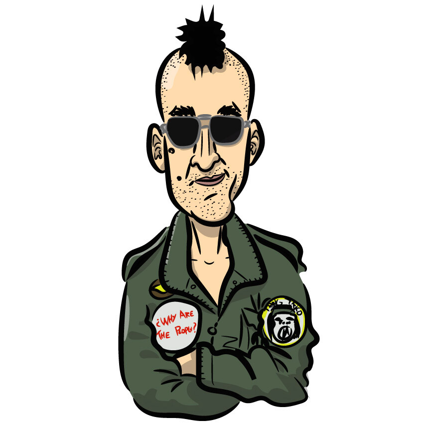 Robert De Niro (as Travis bickle in Taxidriver)