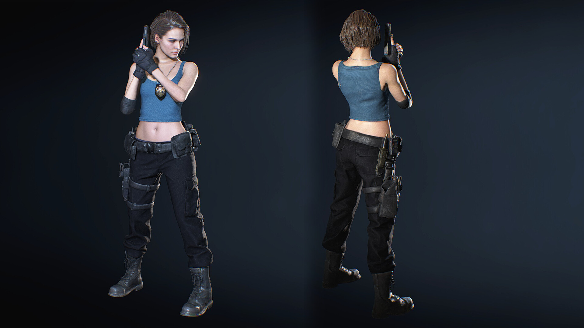Jill Resident evil 3 Original Concept Fanart.