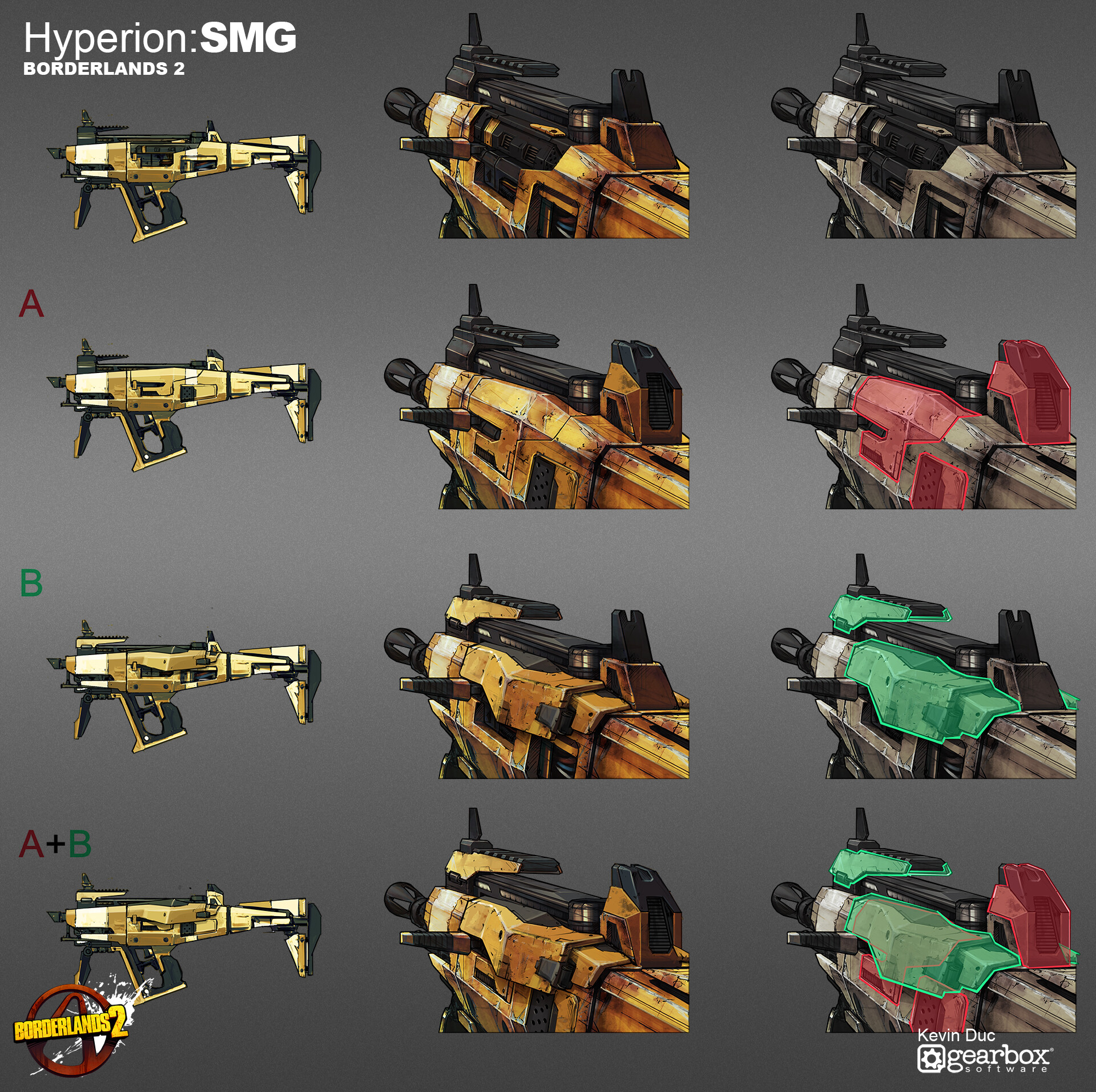 Kevin Duc Borderlands 2 Hyperion Weapons