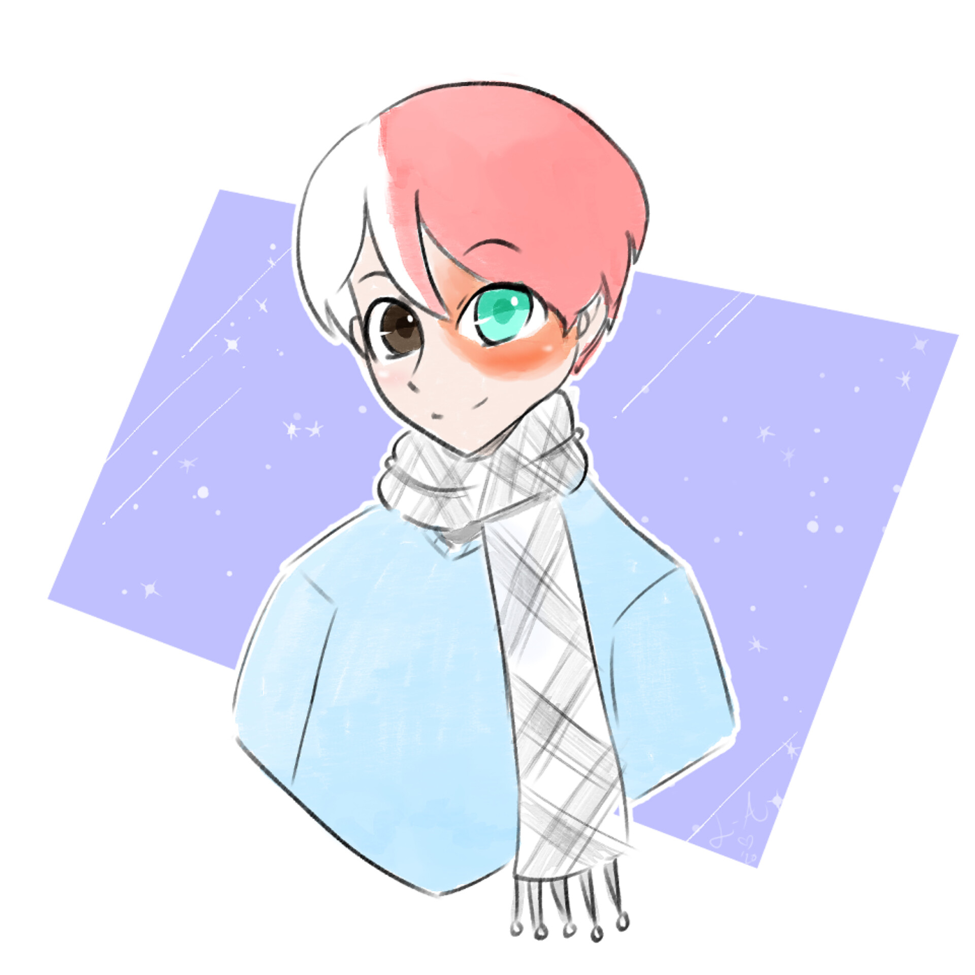Artstation Winter Casual Todoroki Alyssa V