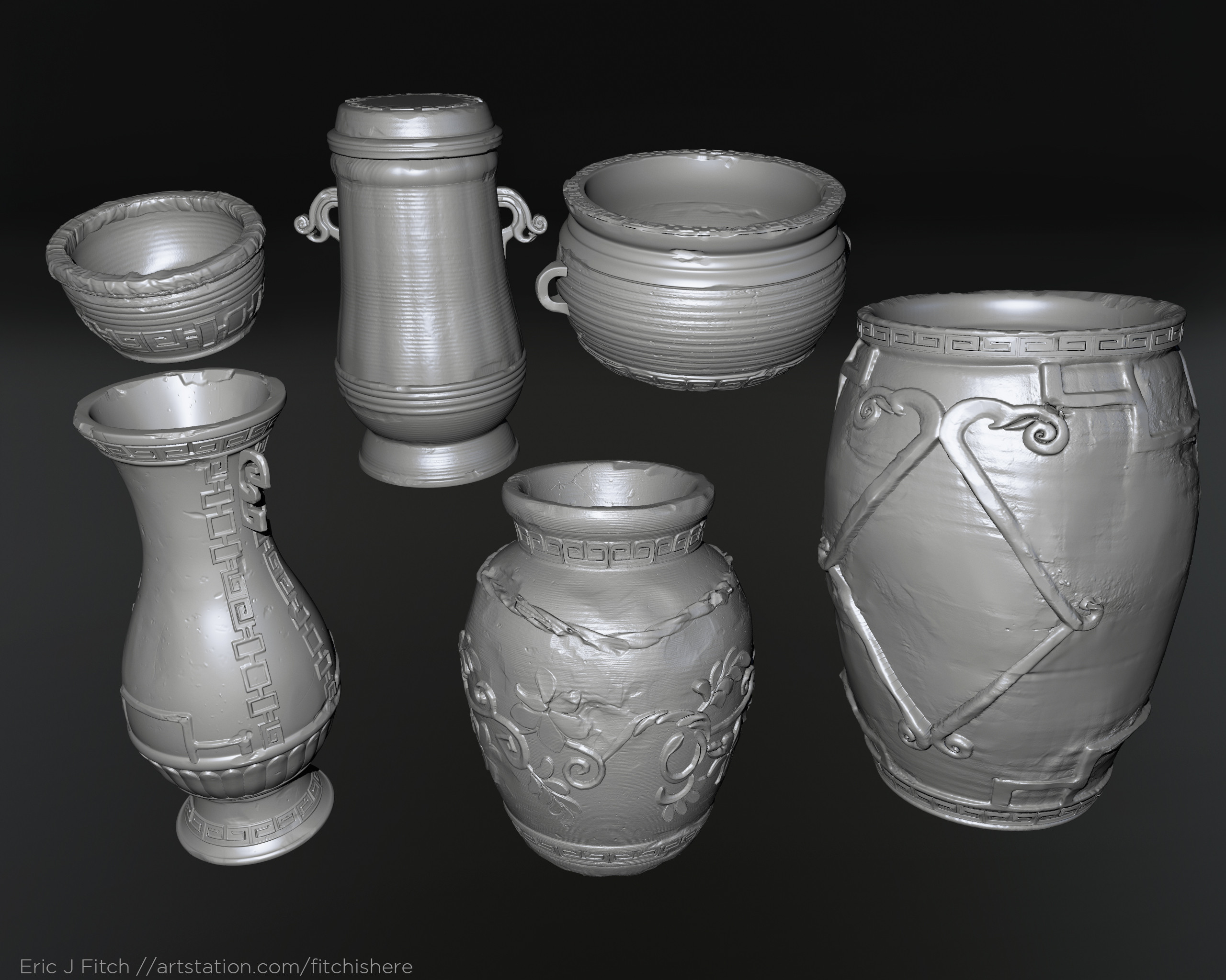High Poly sculpts
