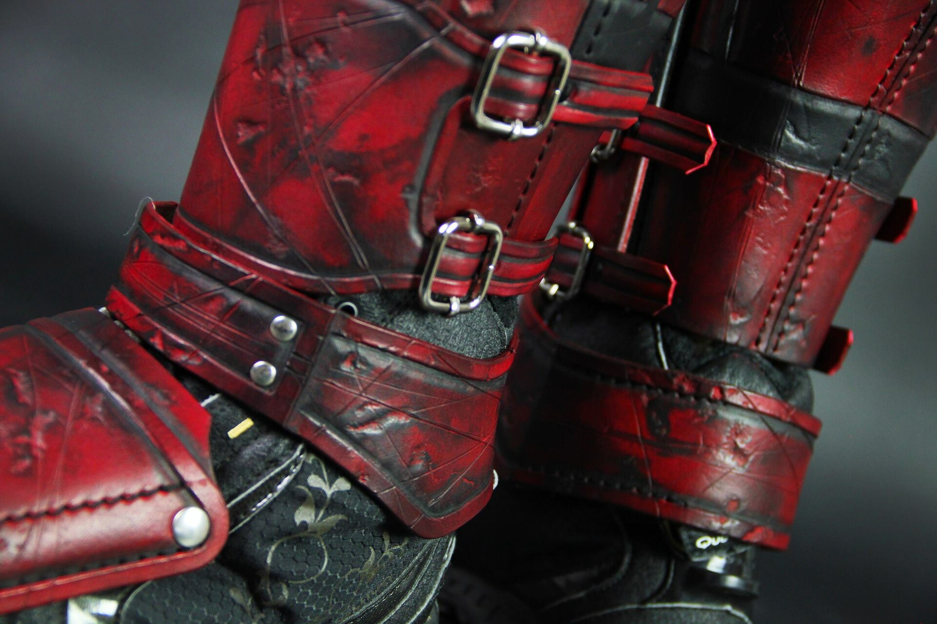 Arte sul Cuoio Deadpool cover boots