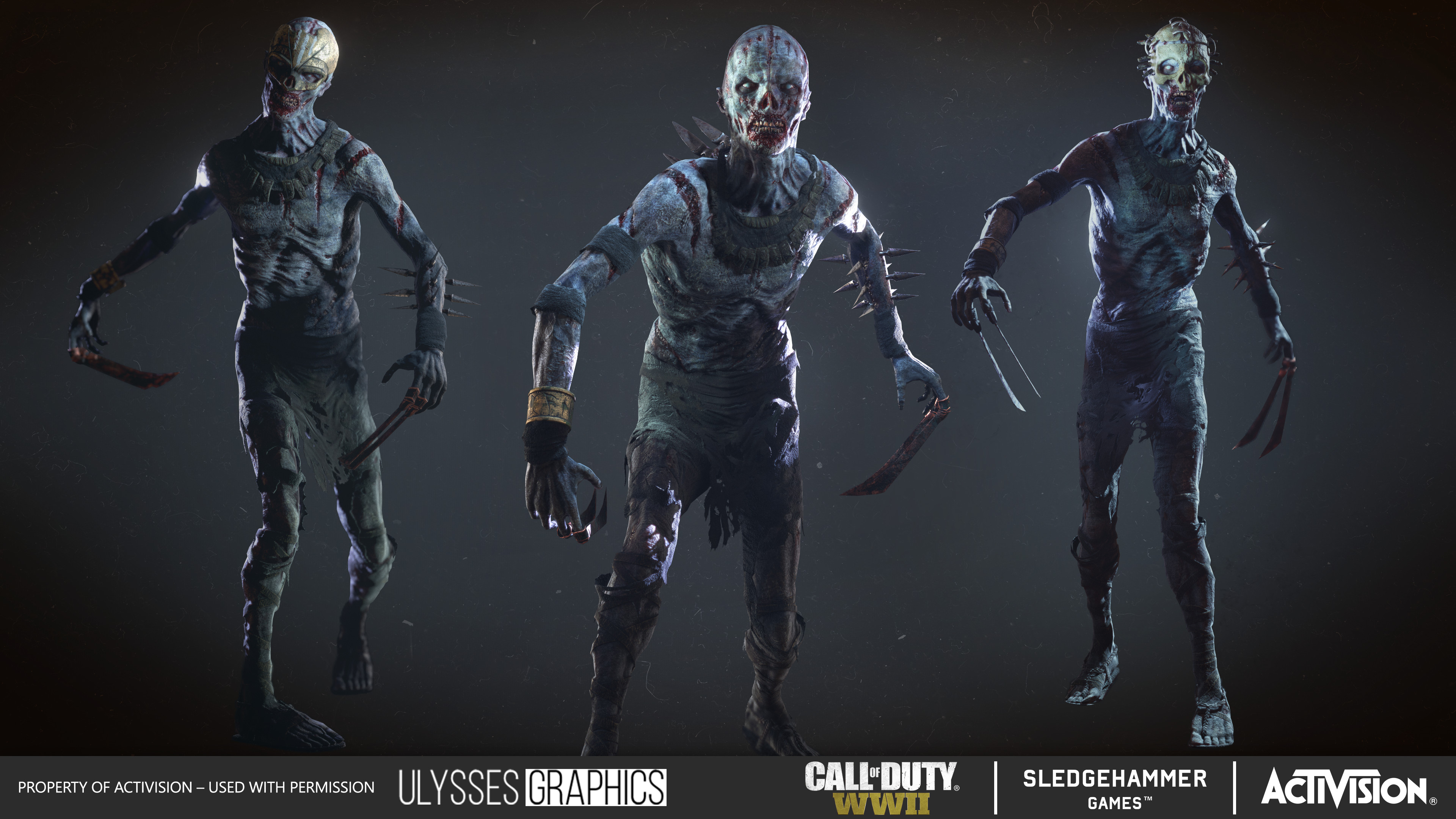 Vladimir Chehil Call Of Duty Ww2 Nazi Zombies Dlc 4 Corpse Eater Zombie