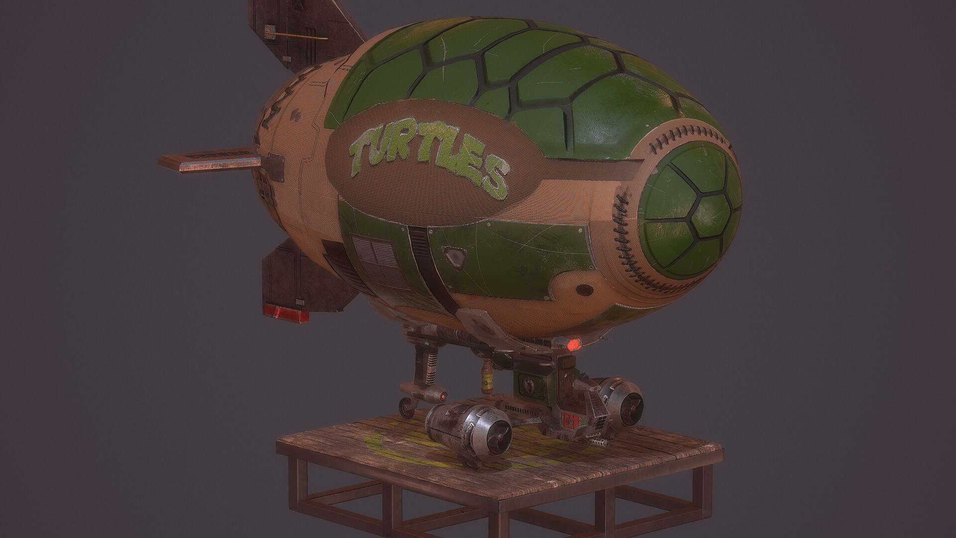 Turtle blimp sales