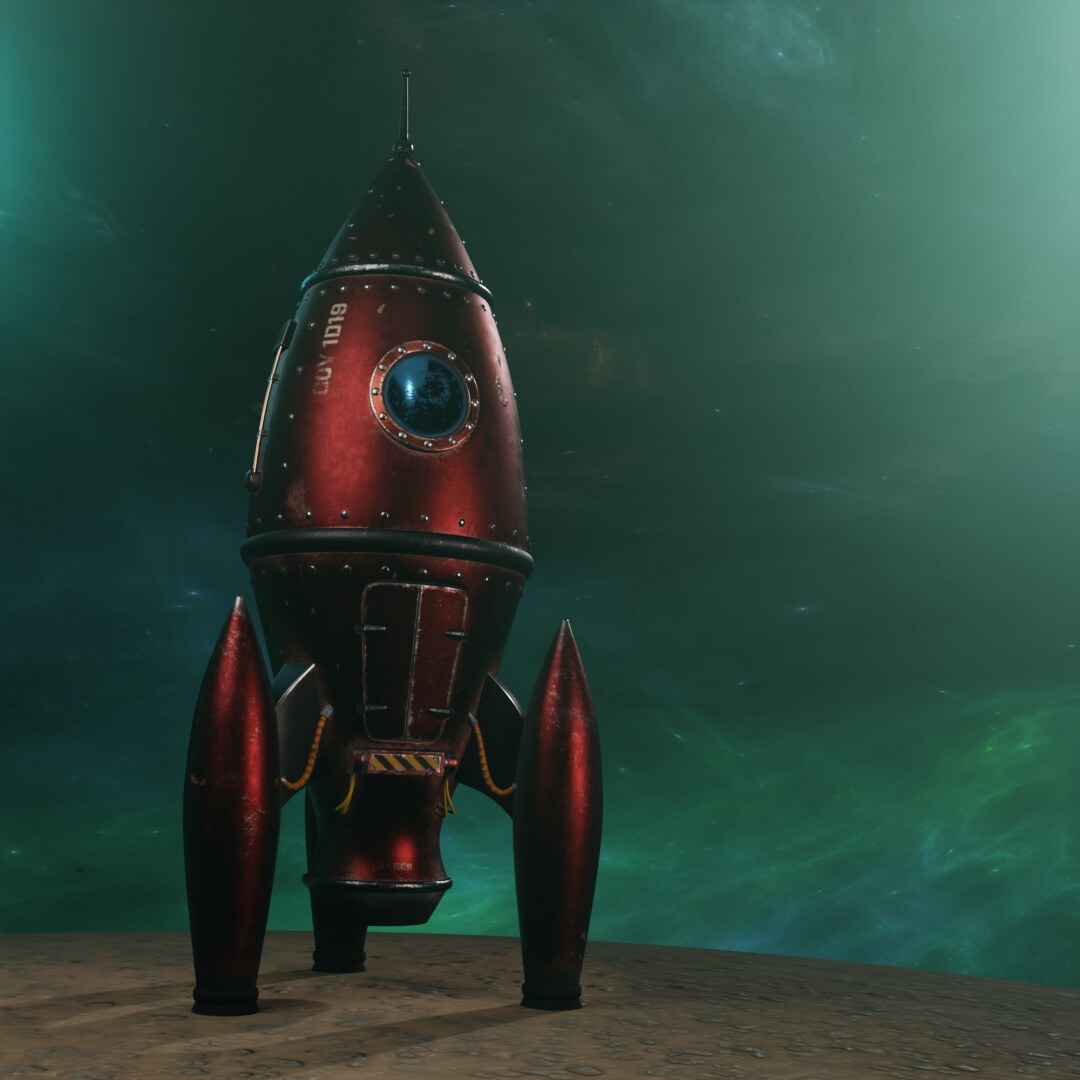 ArtStation - Retro Rocket