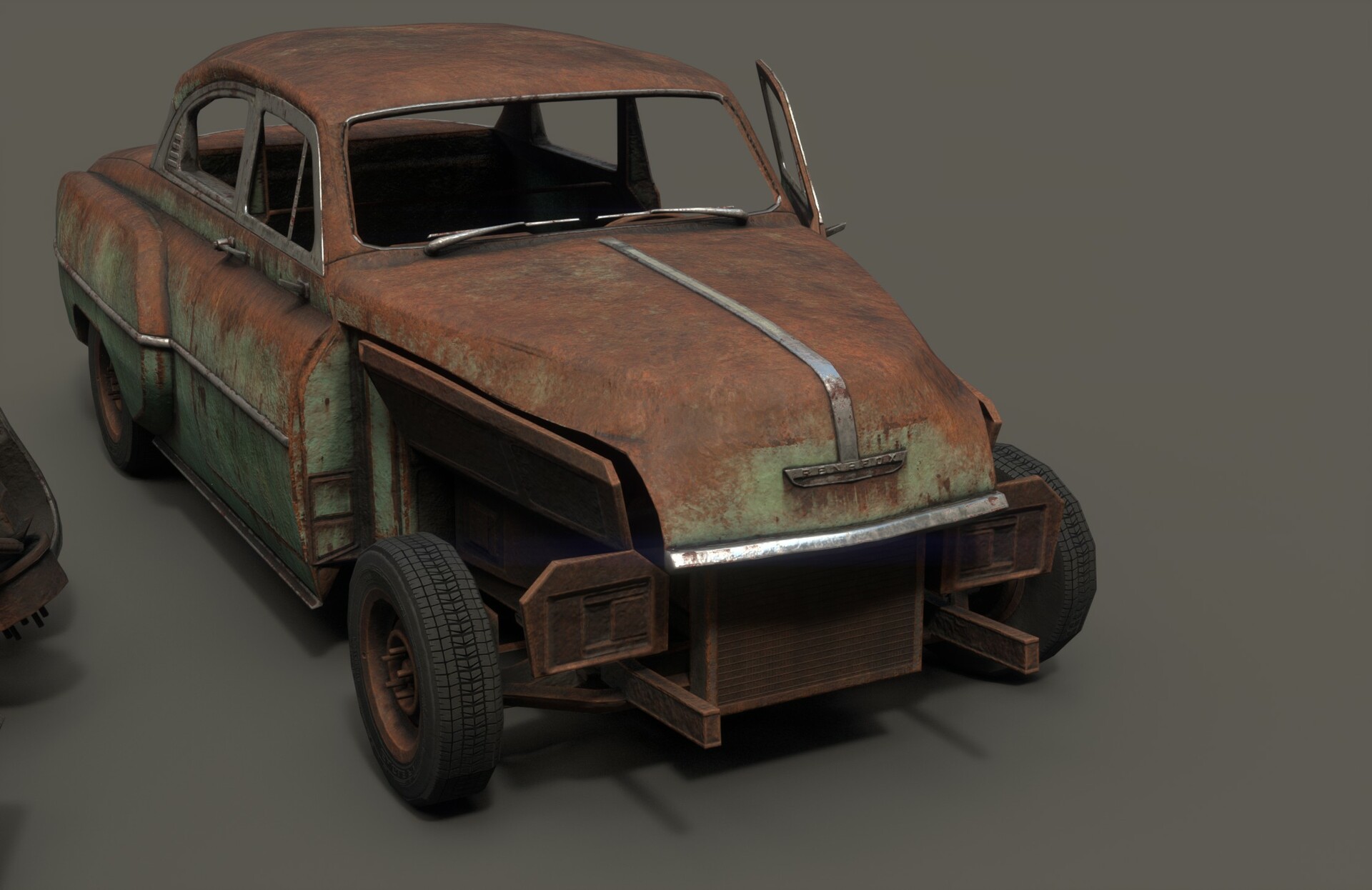Renafox3D - Old Rusty Car 2020