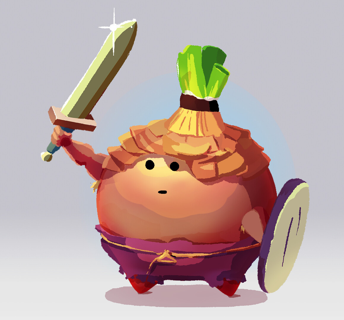 ArtStation ‘Onion Warrior‘ Concept
