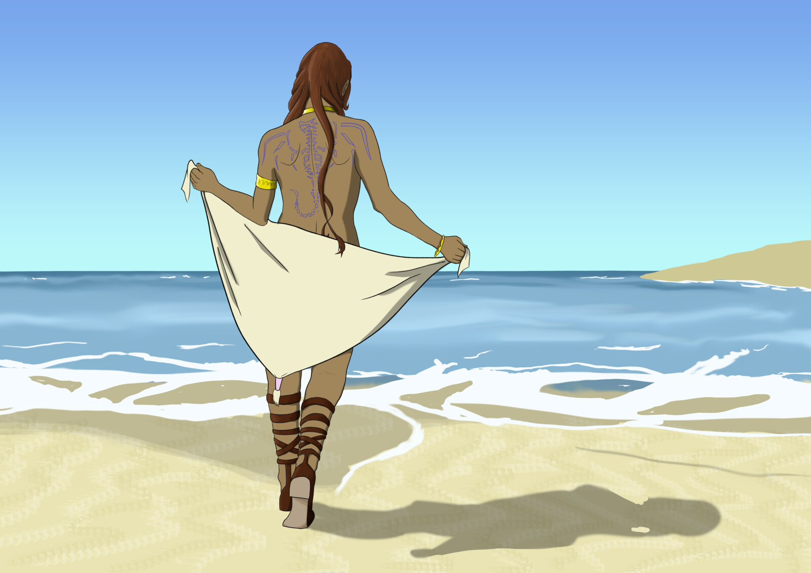 Character with Background Only