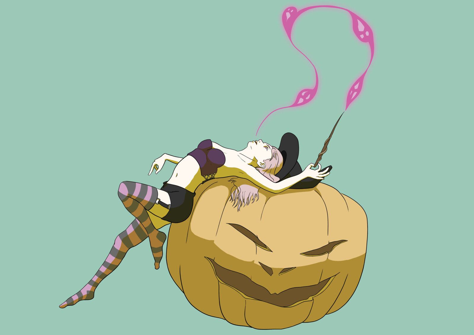 October without Background