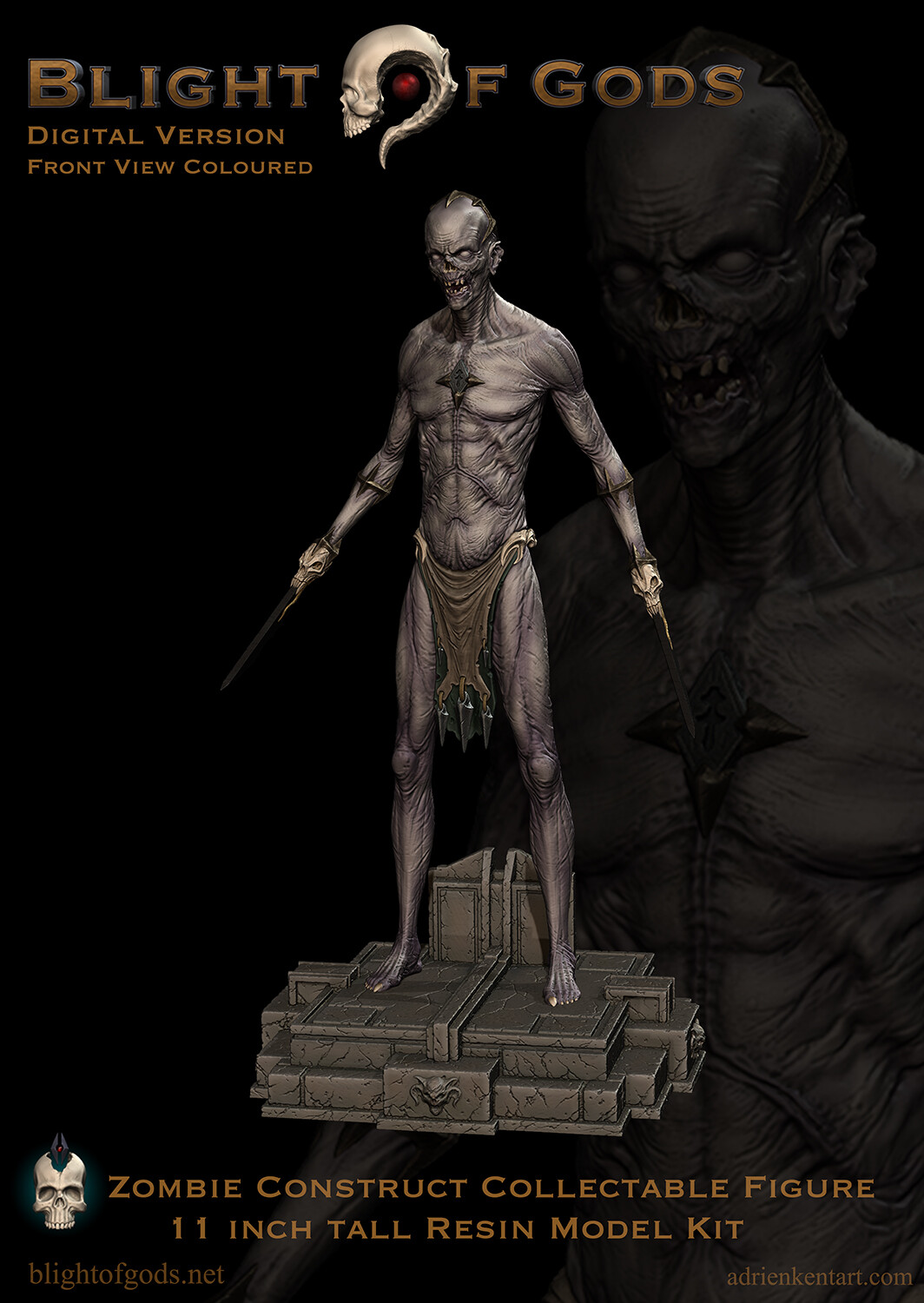 ArtStation Zombie Construct Model Kit