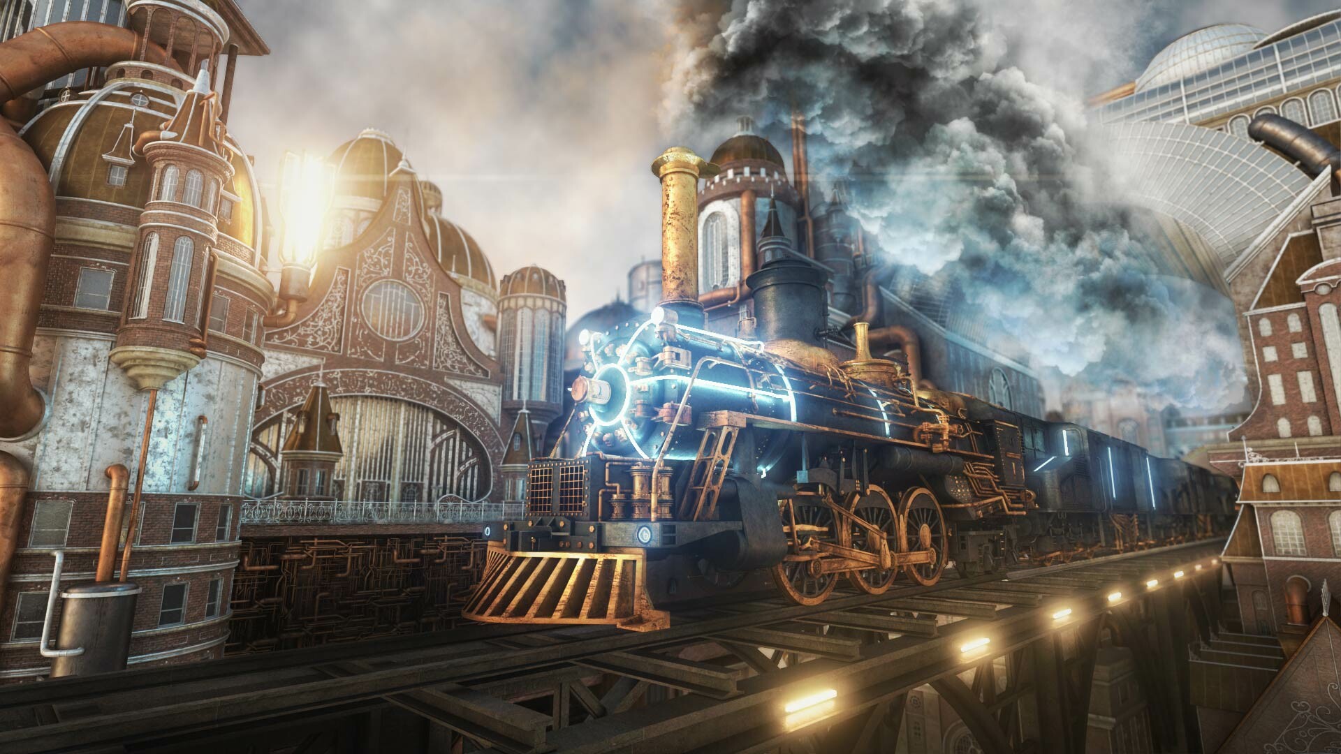 Artstation Steampunk Train