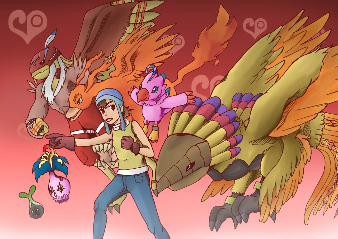 Savanna Anderson - Sora and Biyomon Evolution Line