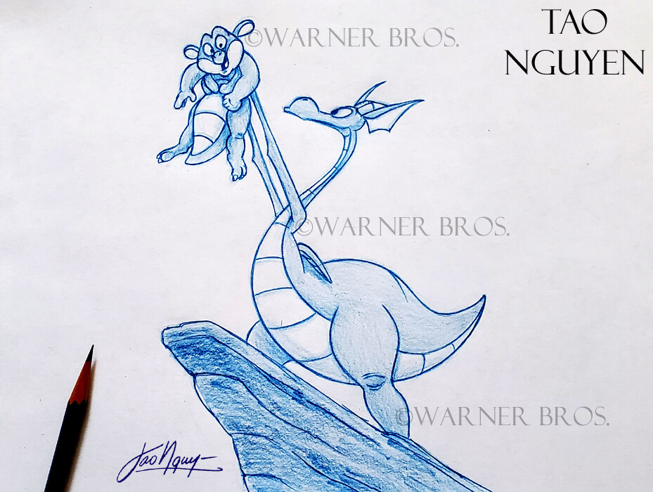 Tao Nguyen - Tao Nguyen's Quest For Camelot Lion King Drawing