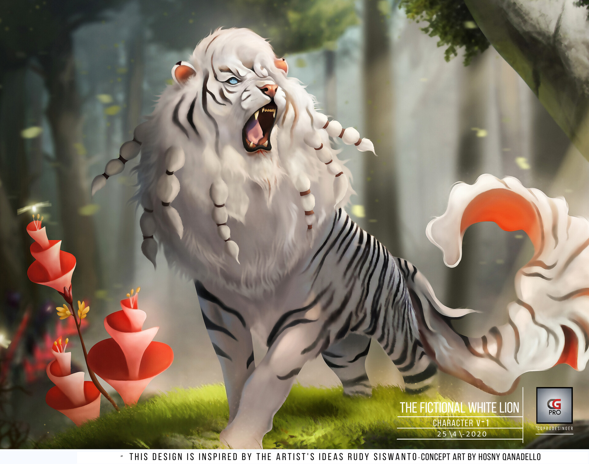 Artstation Fantasy White Lion Digital Drawing Hosney Qanadelo Want to discover art related to white_lion? fantasy white lion digital drawing