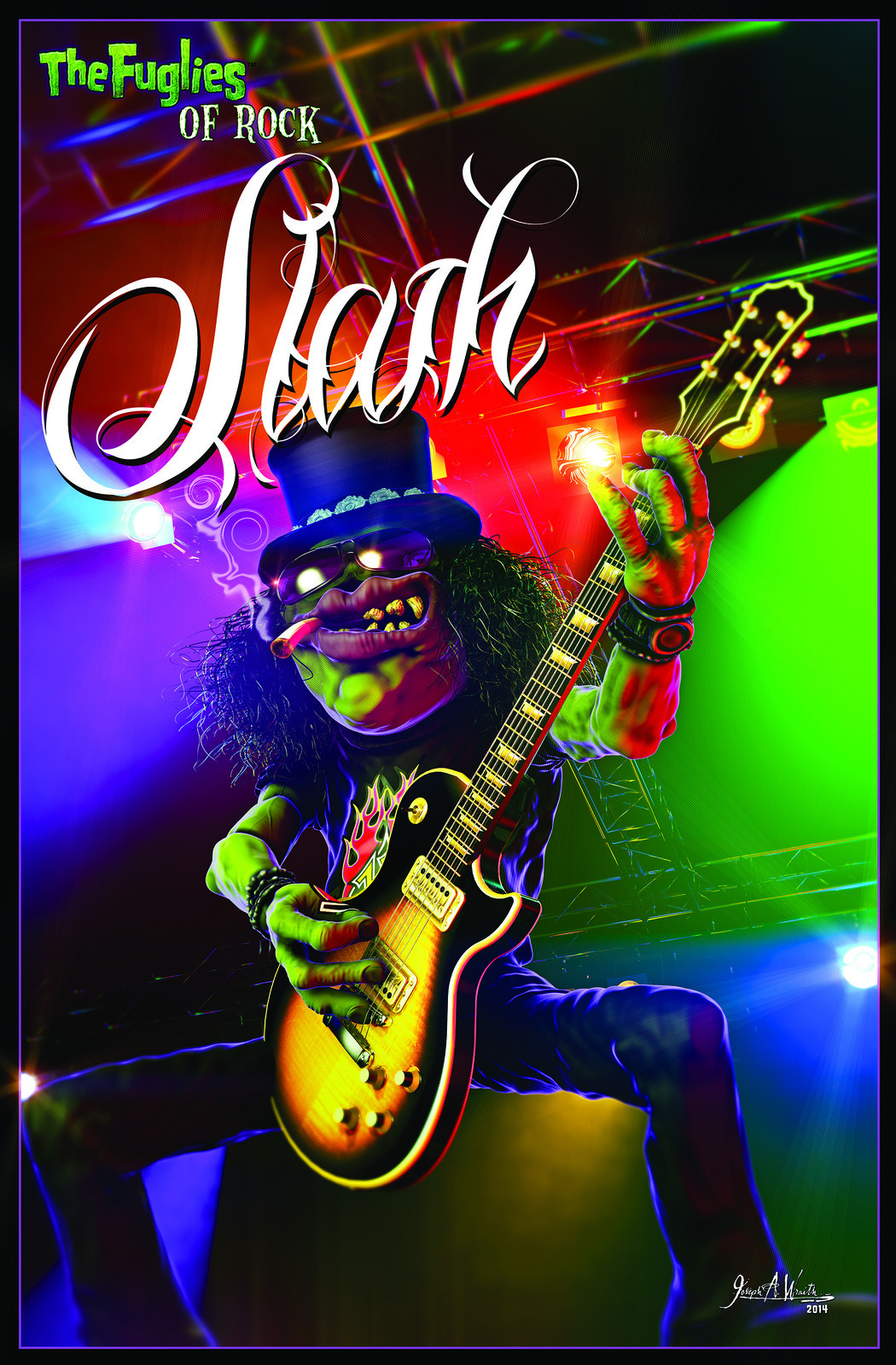 The Fuglies presents The Fuglies of Rock: Slash
©2019 Copyright, Joseph A. Wraith
