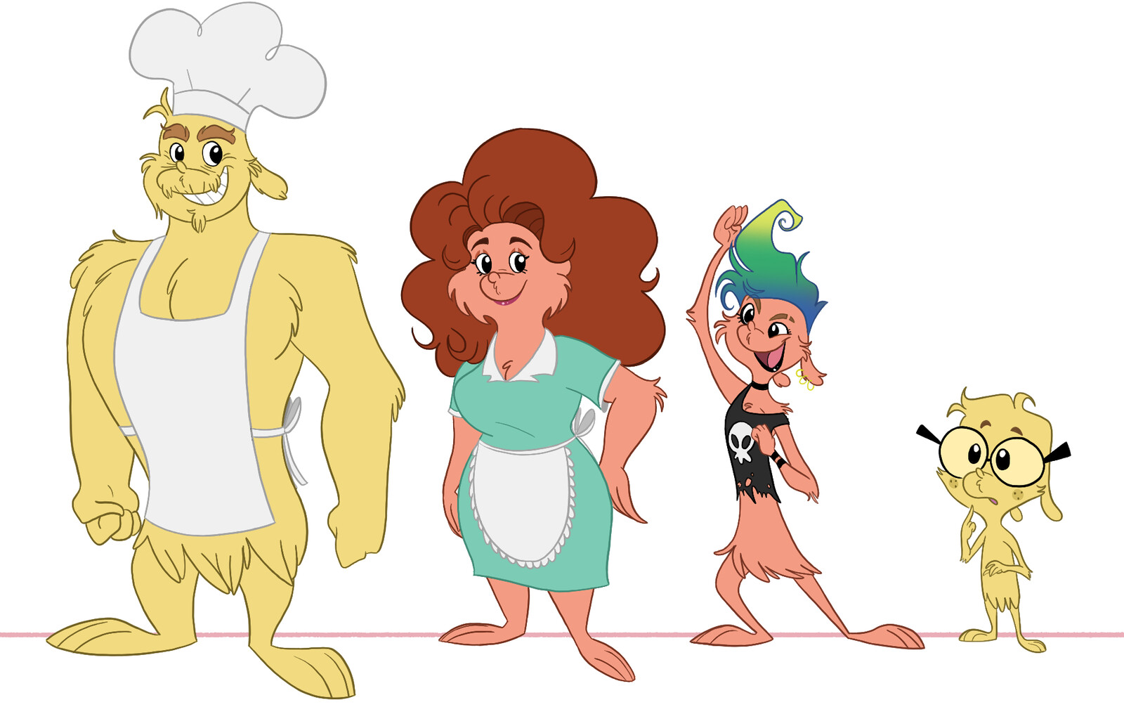 Dr Seuss Character Designs