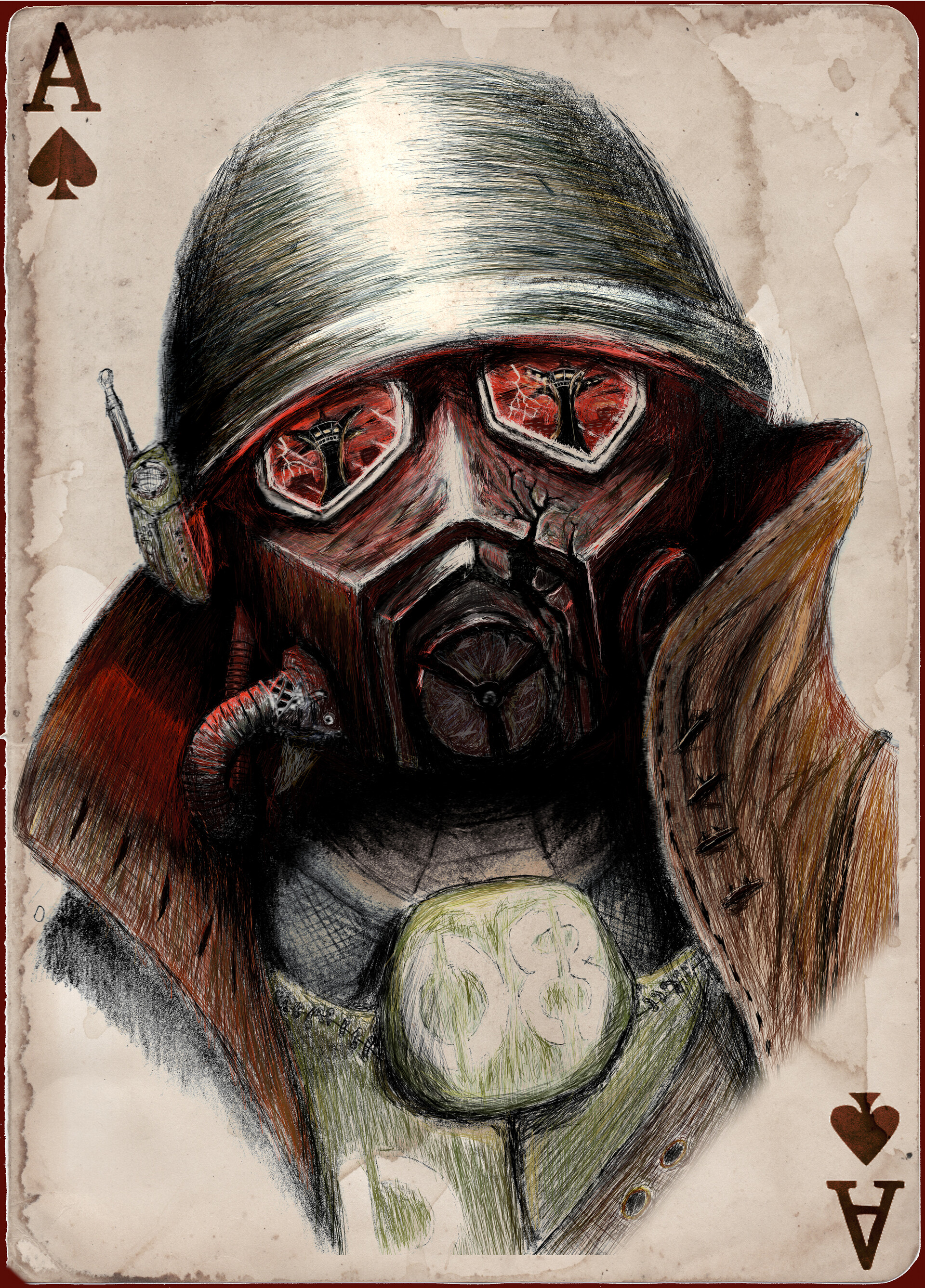 Artstation Ncr Ranger Ace Of Spades