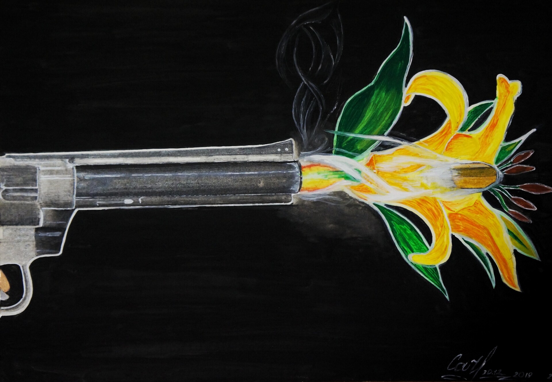 ArtStation - Цветы лучше пуль