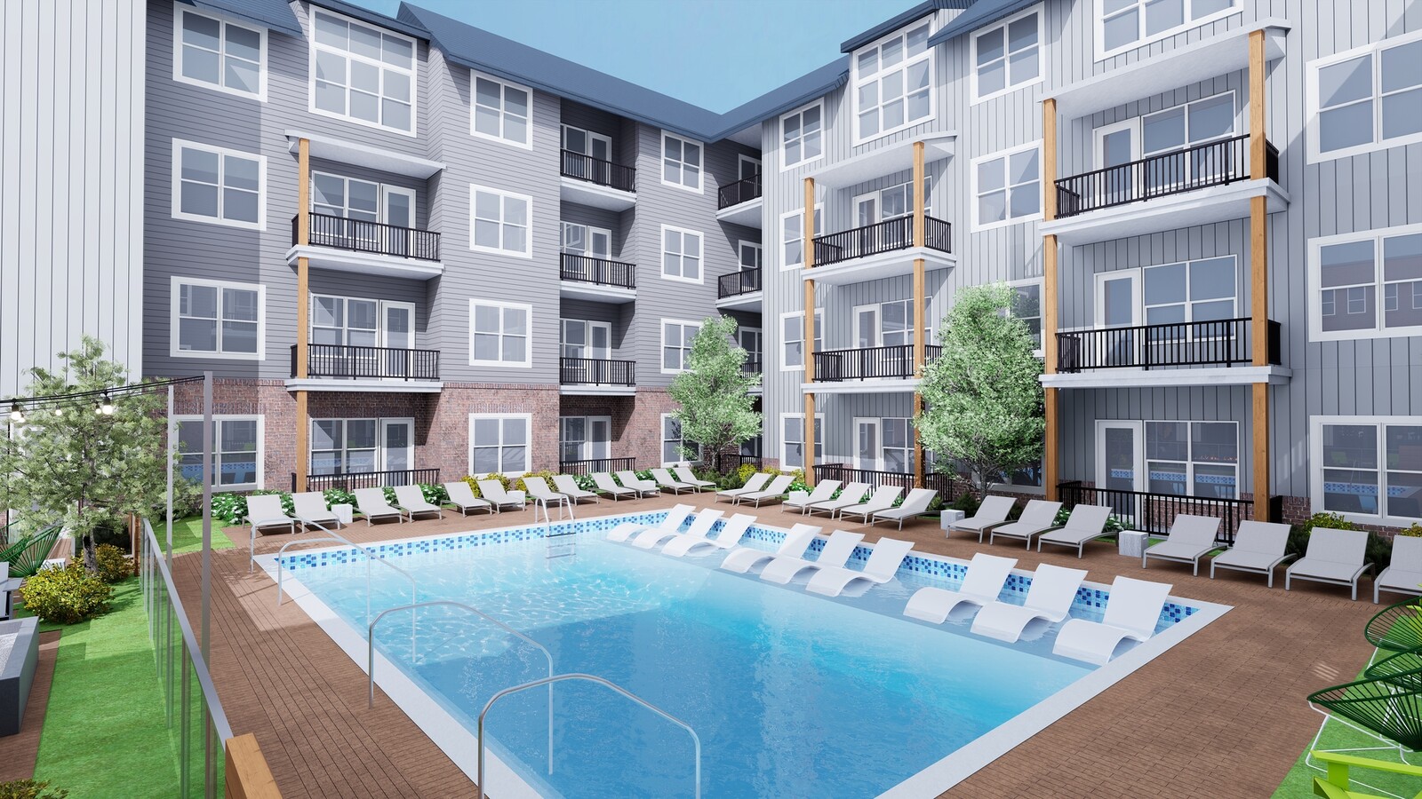 Pool Courtyard